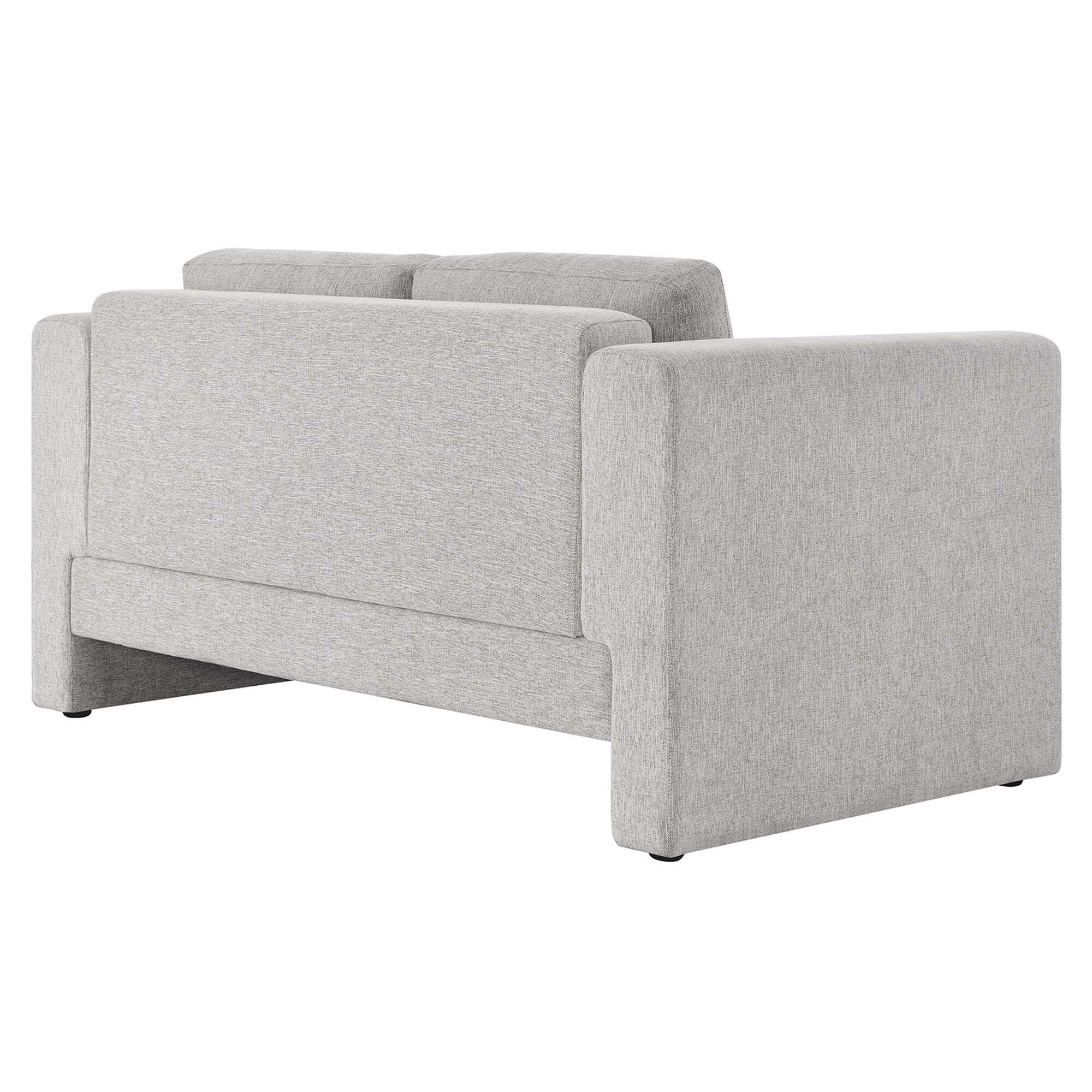 Modway Visible Loveseat, Light Gray, large
