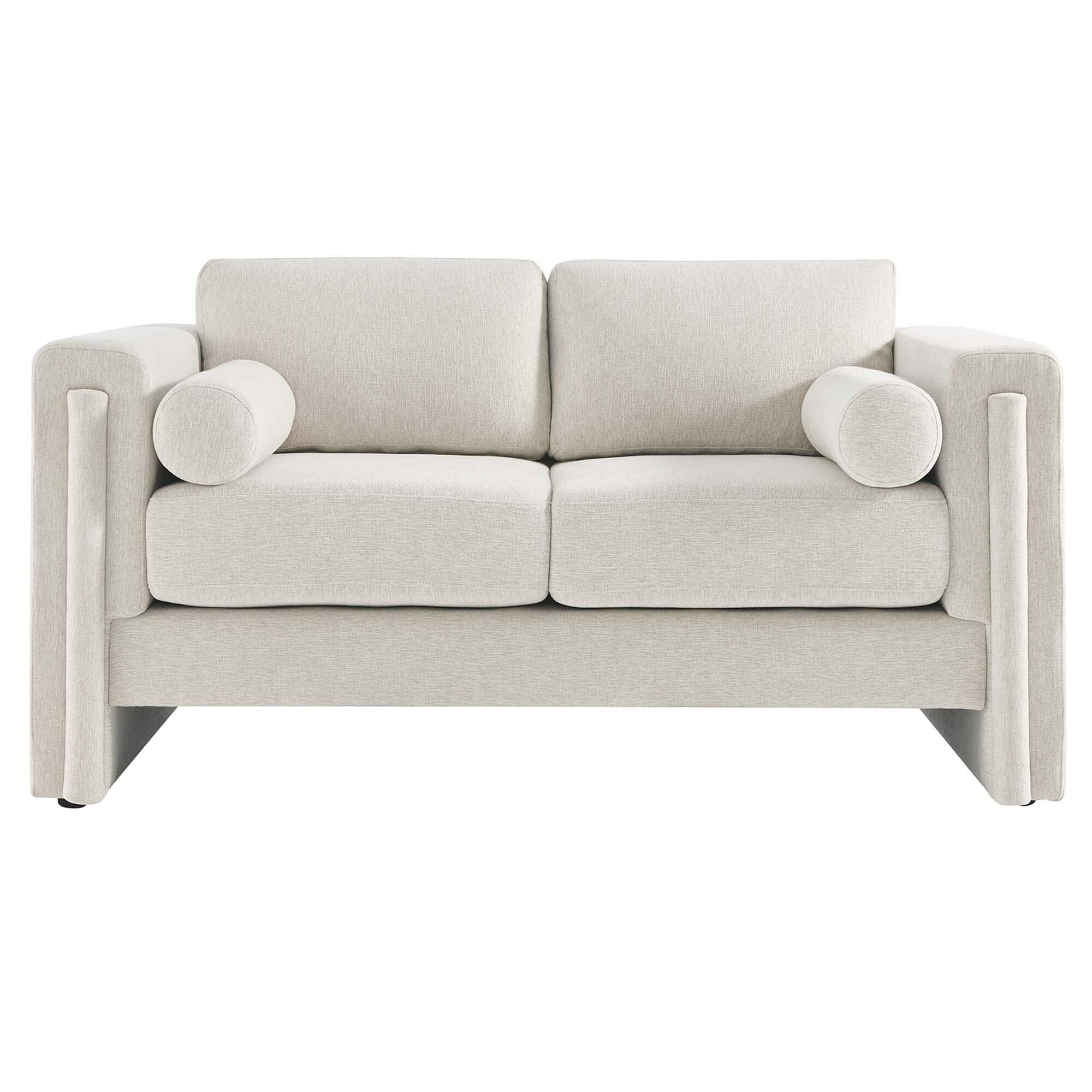 Modway Visible Loveseat, Ivory, large