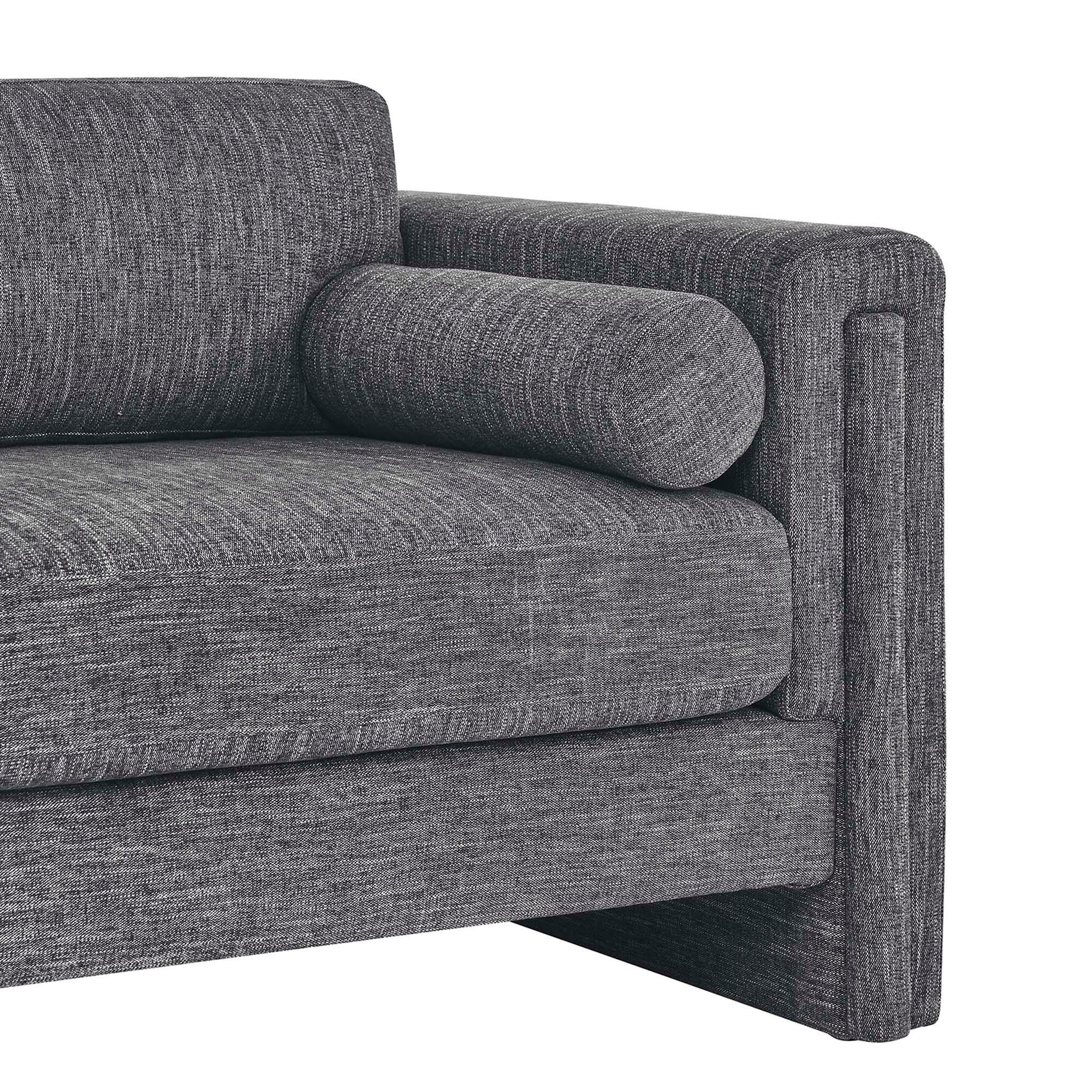 Modway Visible Loveseat, Gray, large