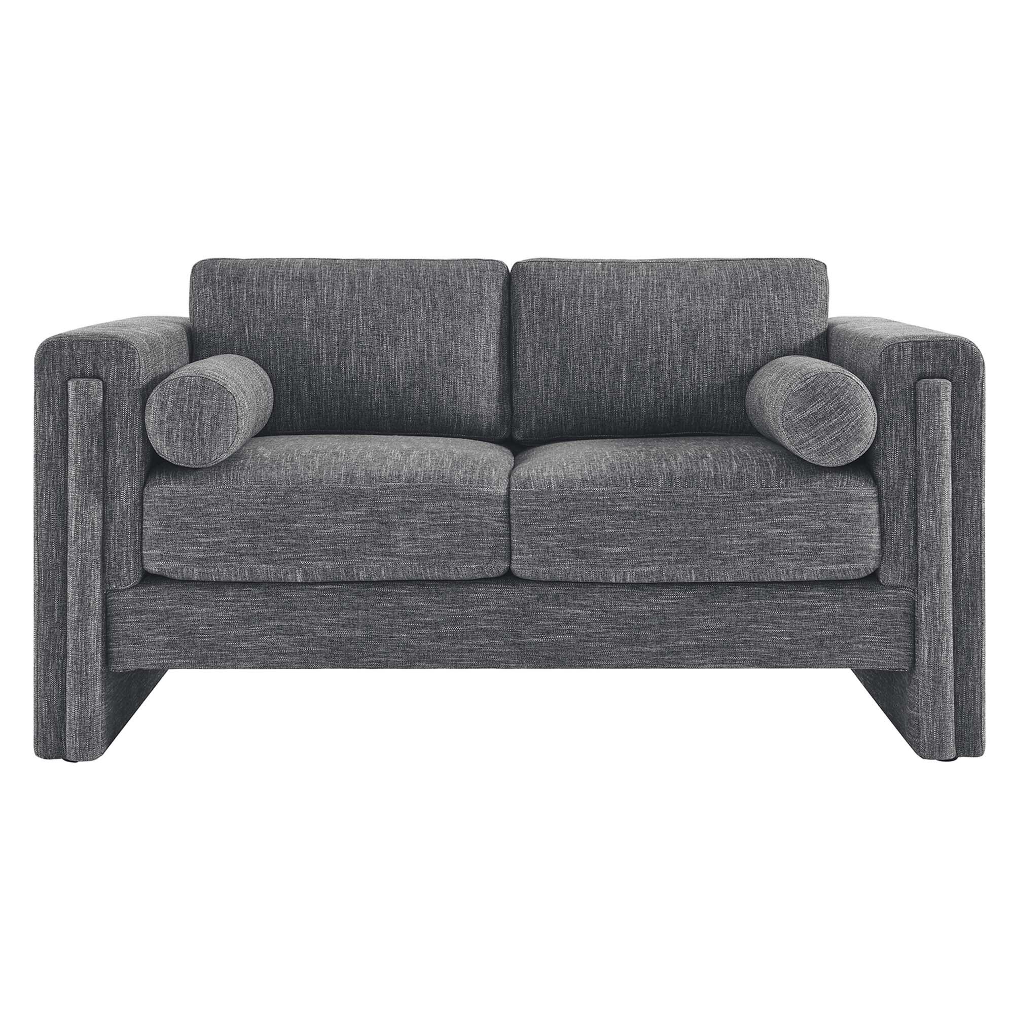 Modway Visible Loveseat, Gray, large