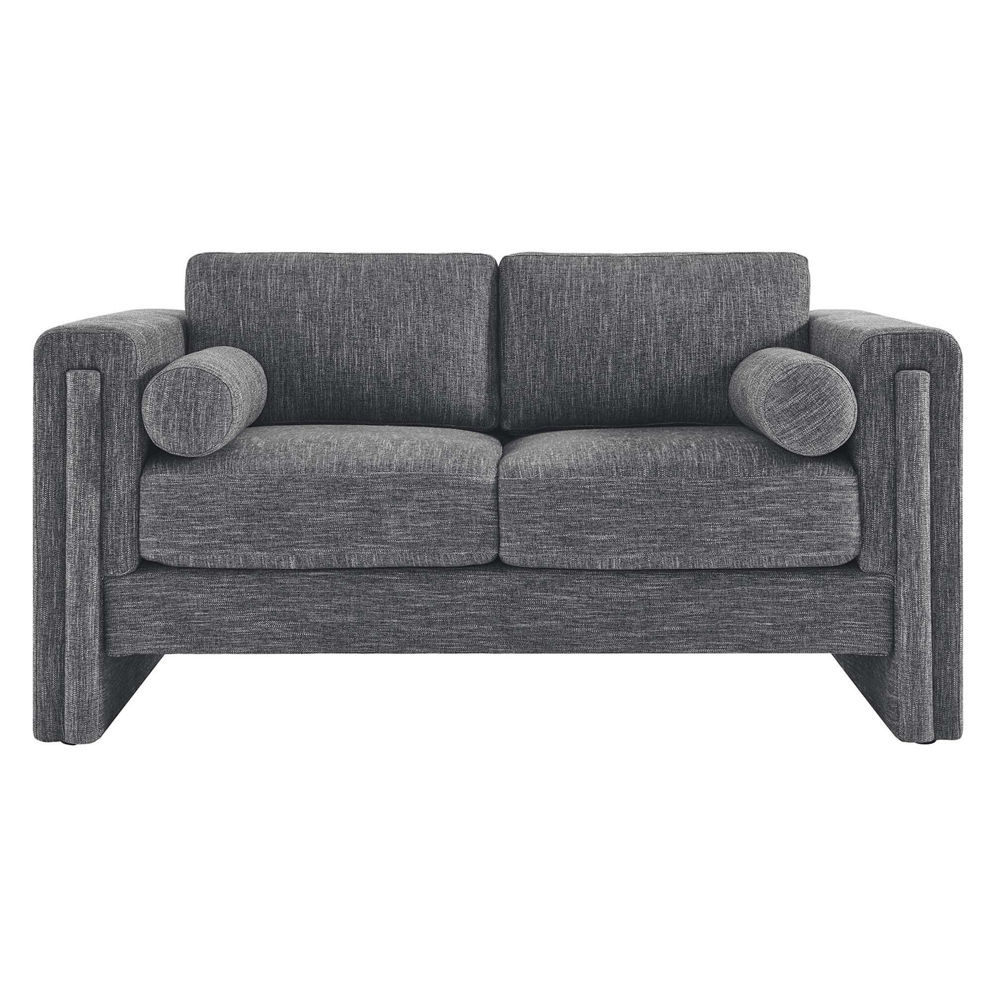 Modway Visible Loveseat, Gray, large