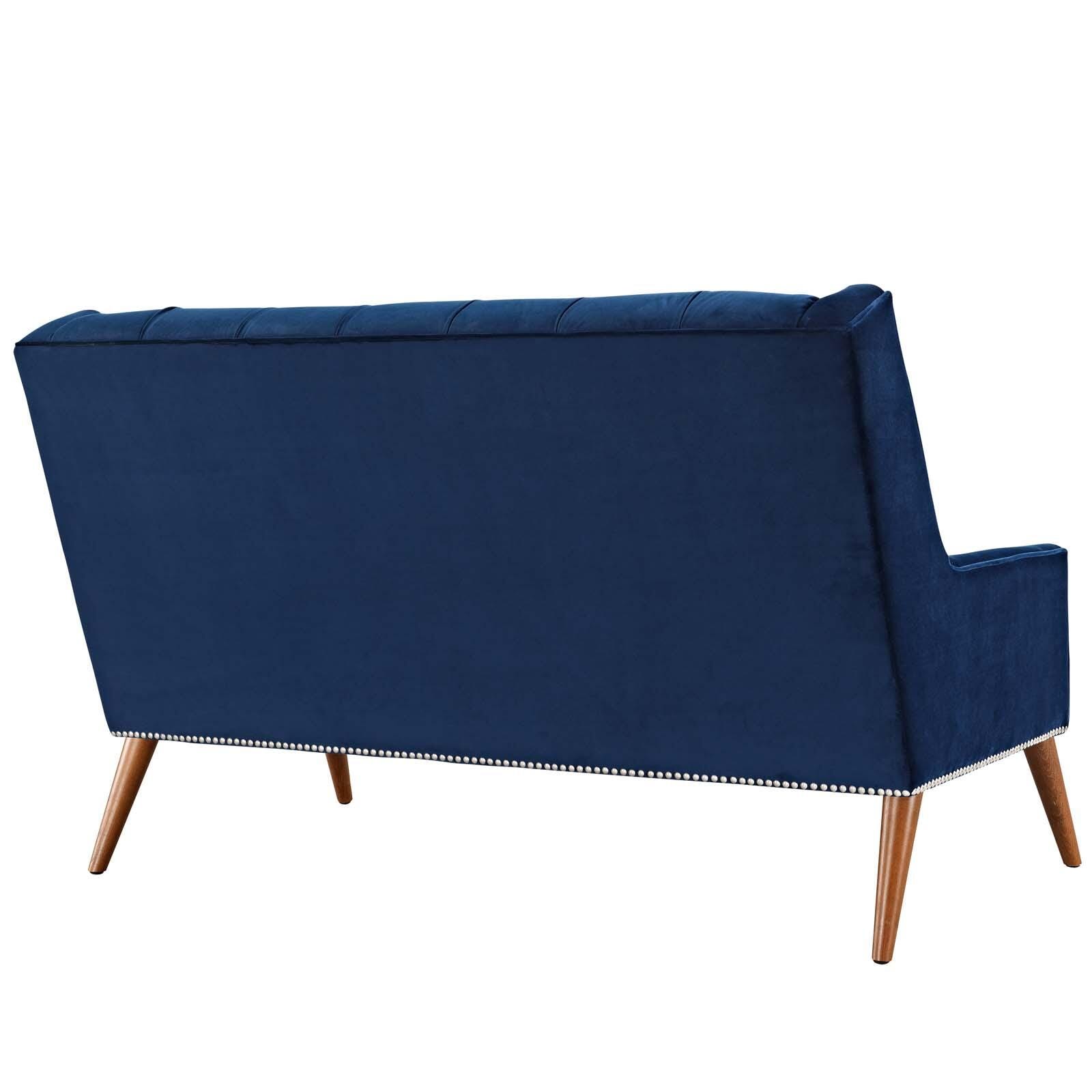 Modway Peruse Loveseat, Navy, large
