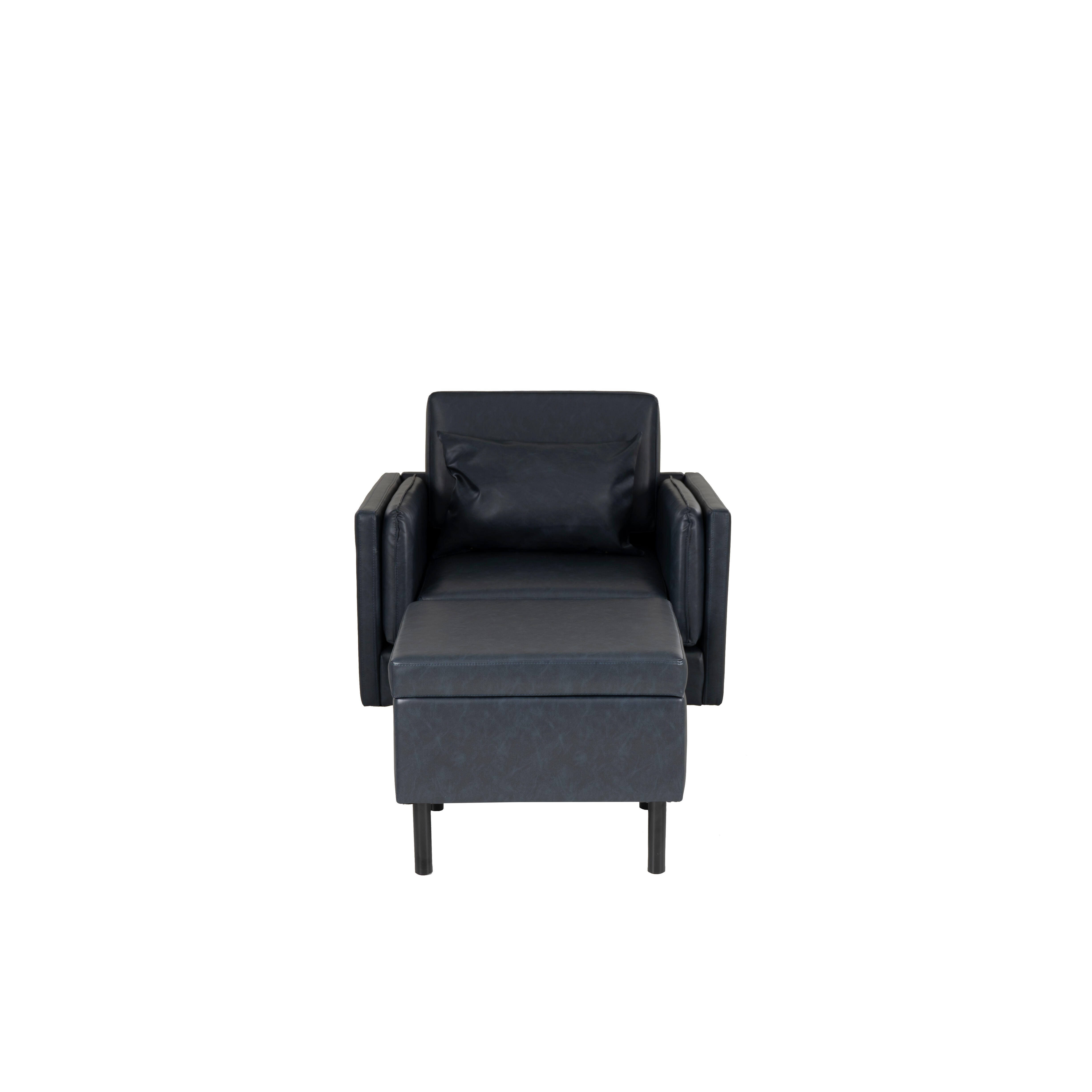 Linon Chair and Ottoman Set, , large