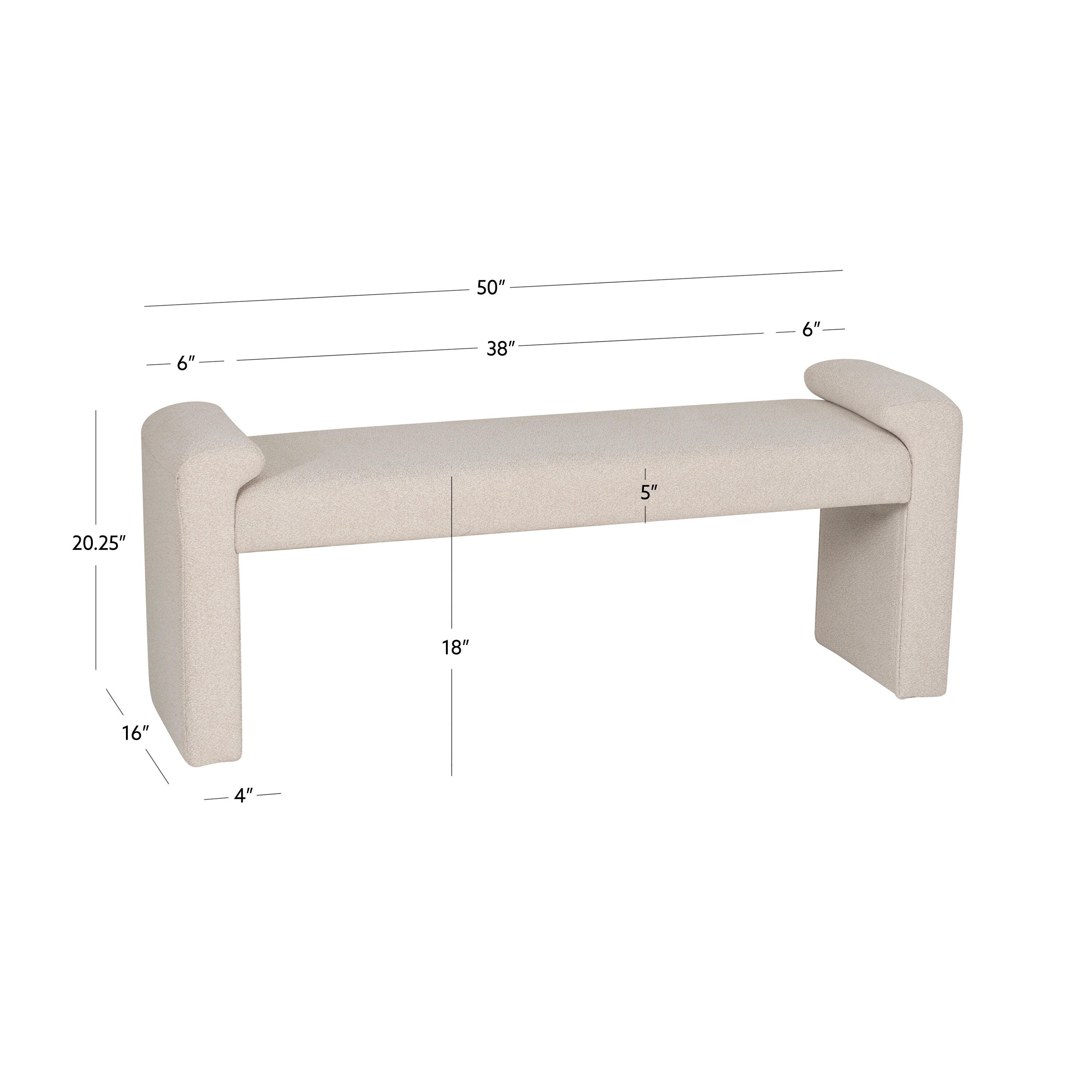Linon Bench, , large