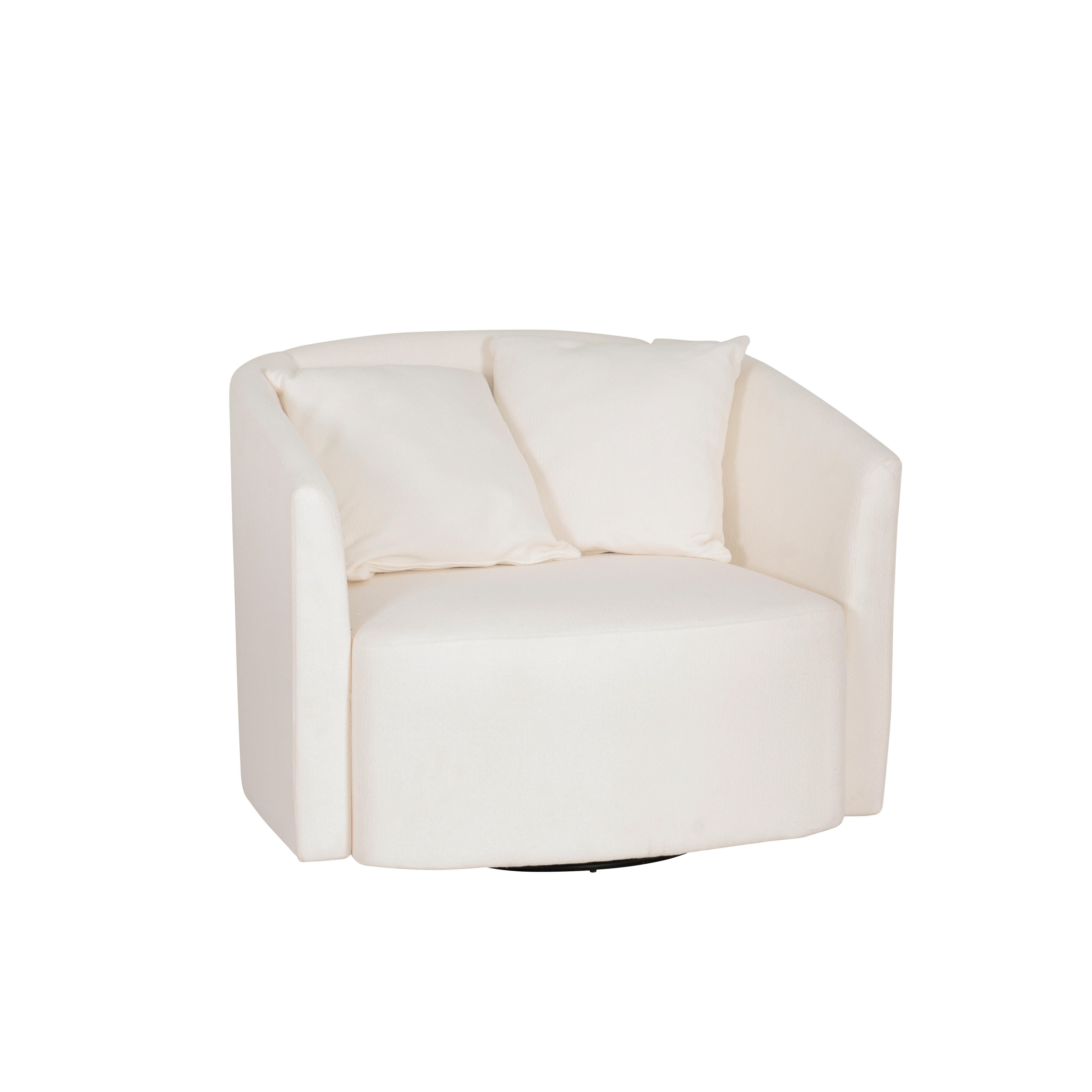Linon Swivel Accent Chair, , large