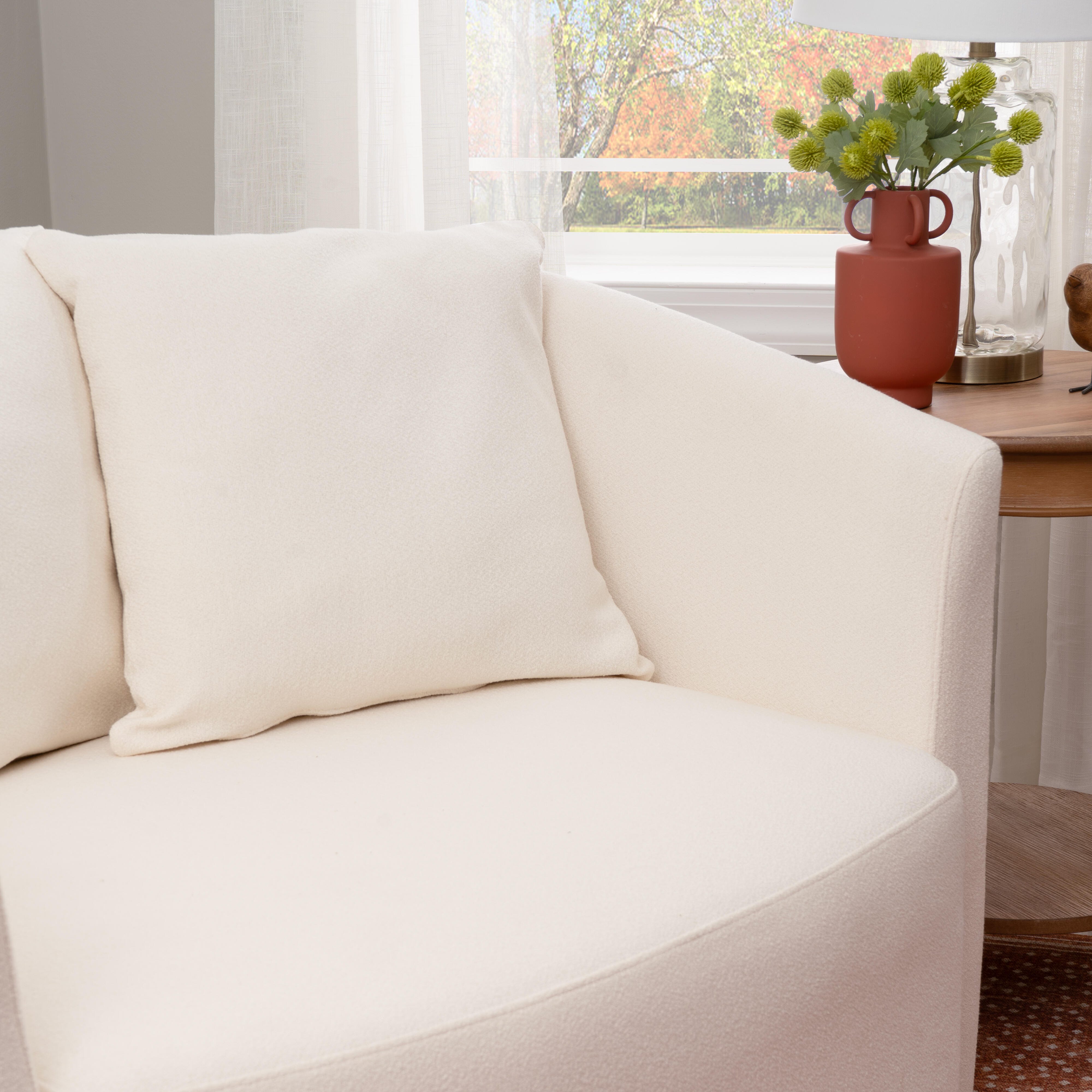 Linon Swivel Accent Chair, , large