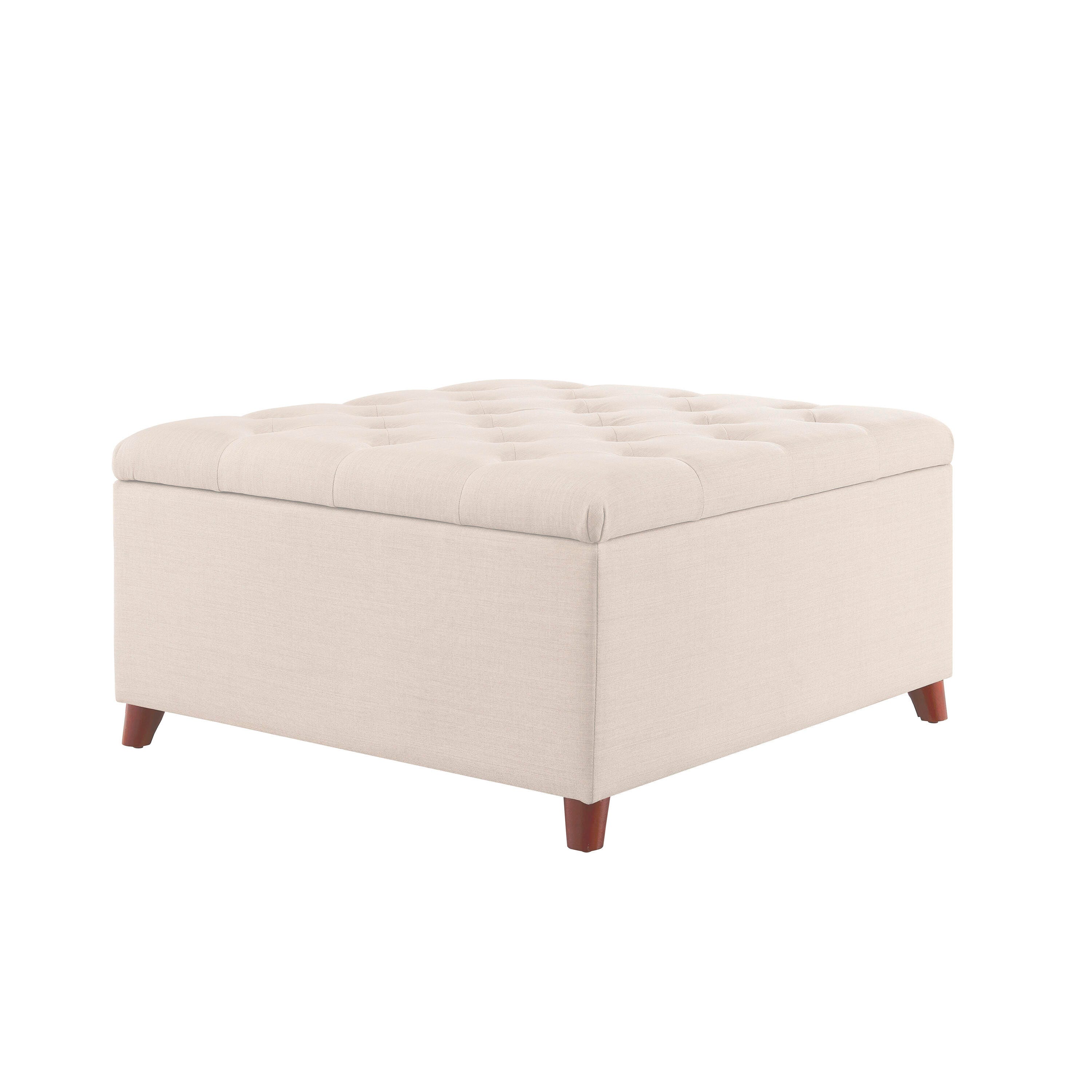 Linon Ottoman with Storage, , large