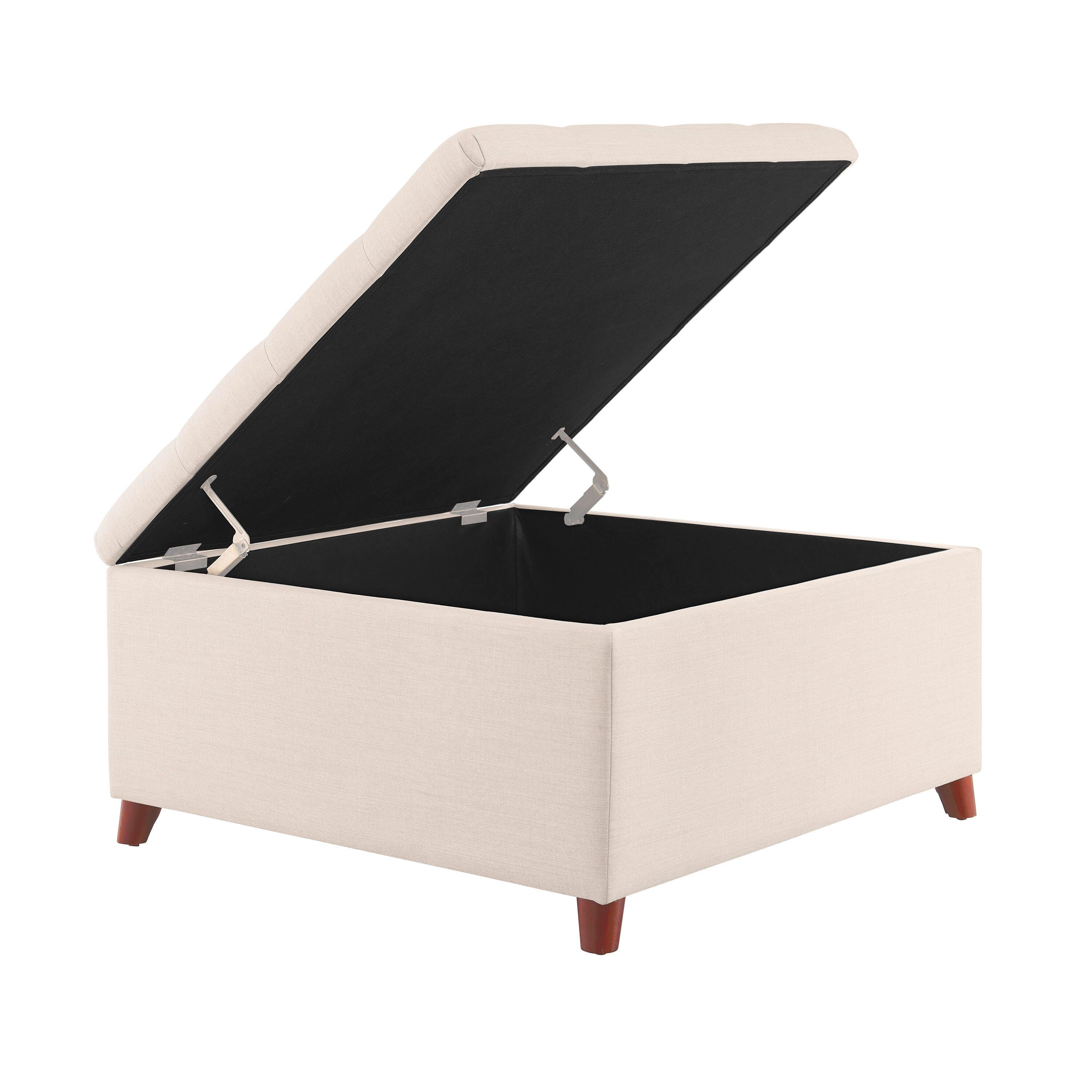 Linon Ottoman with Storage, , large