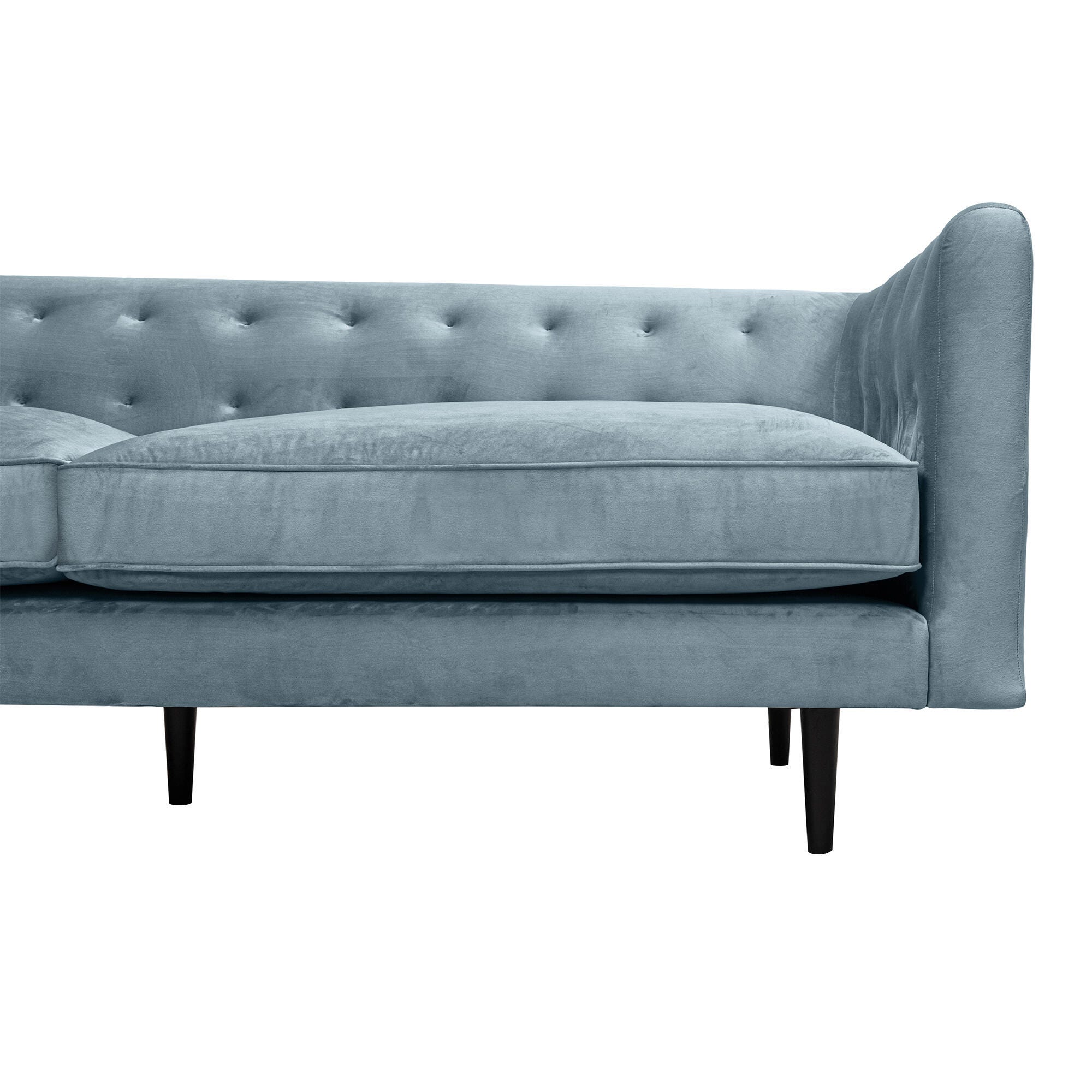 Armen Living Annabelle Sofa, Bluestone, large