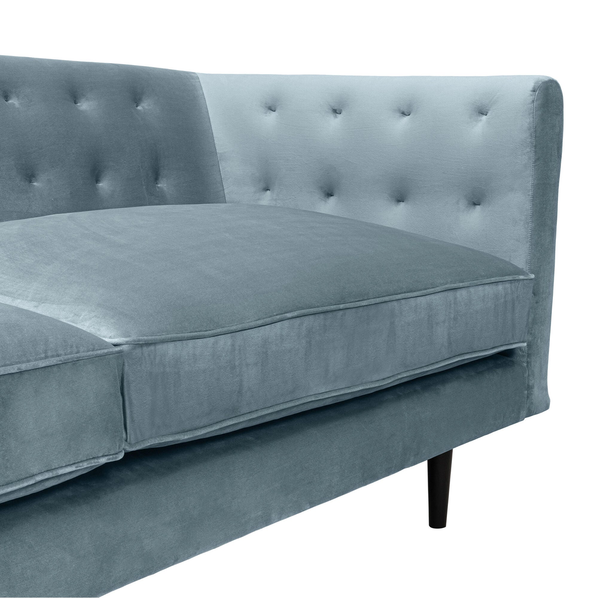 Armen Living Annabelle Sofa, Bluestone, large