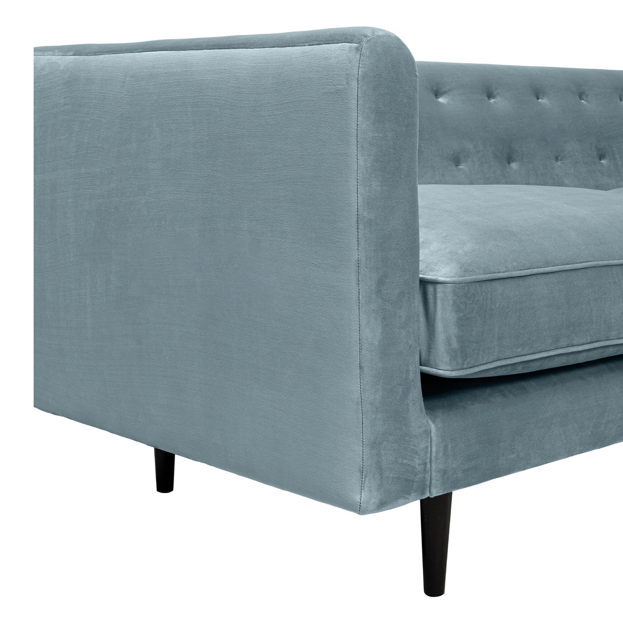 Armen Living Annabelle Sofa, Bluestone, large