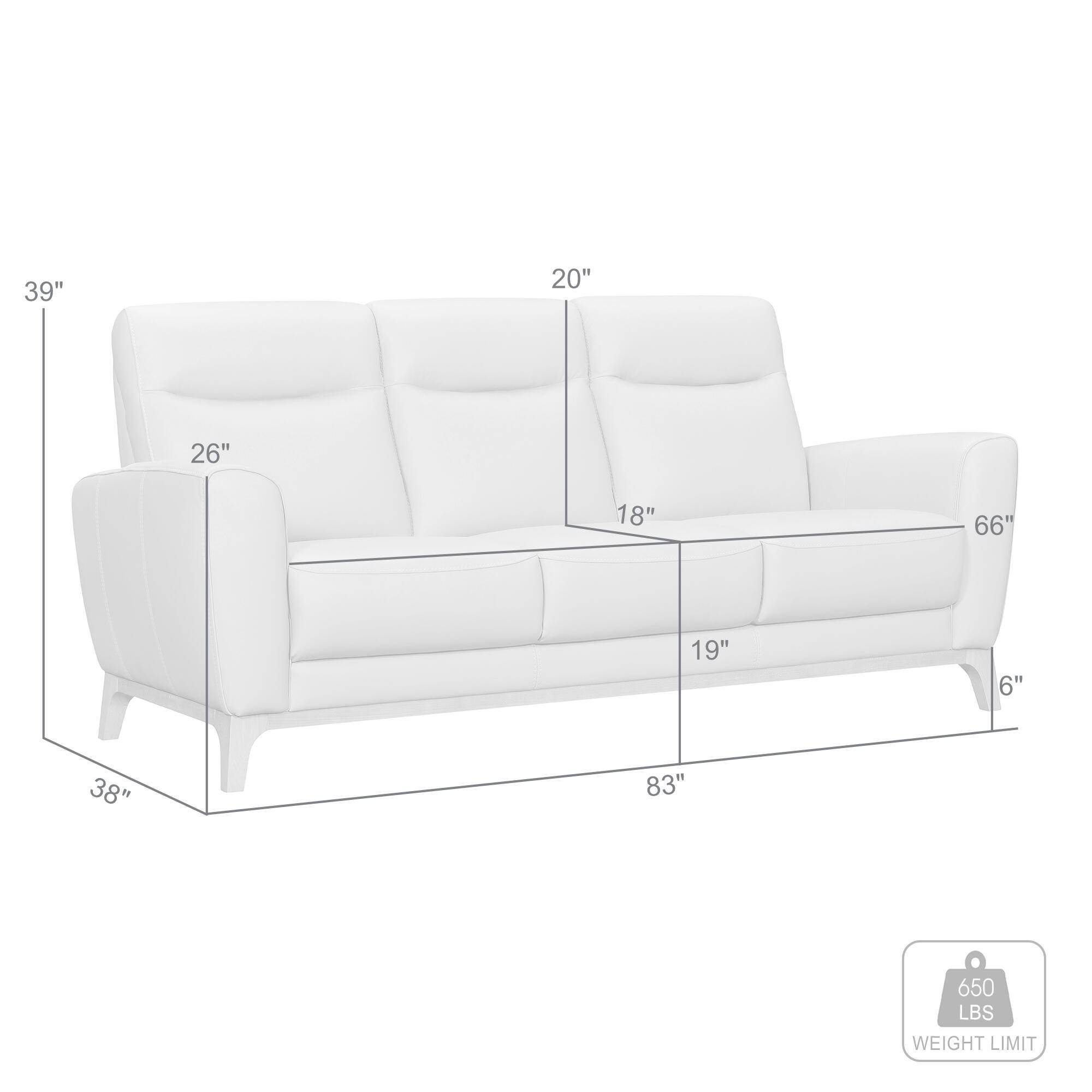 Armen Living Greyson Sofa, , large