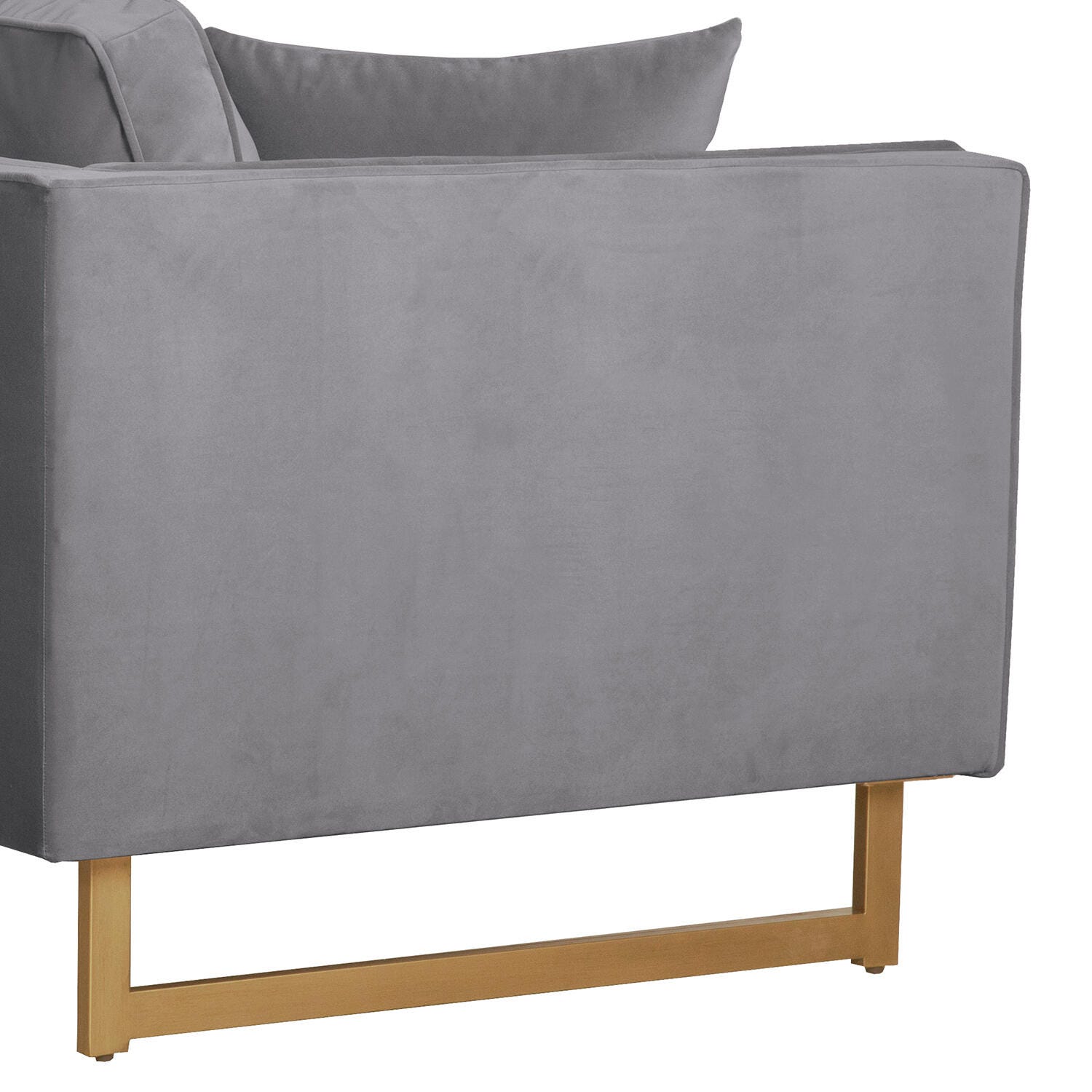 Armen Living Lenox Sofa, Gray, large