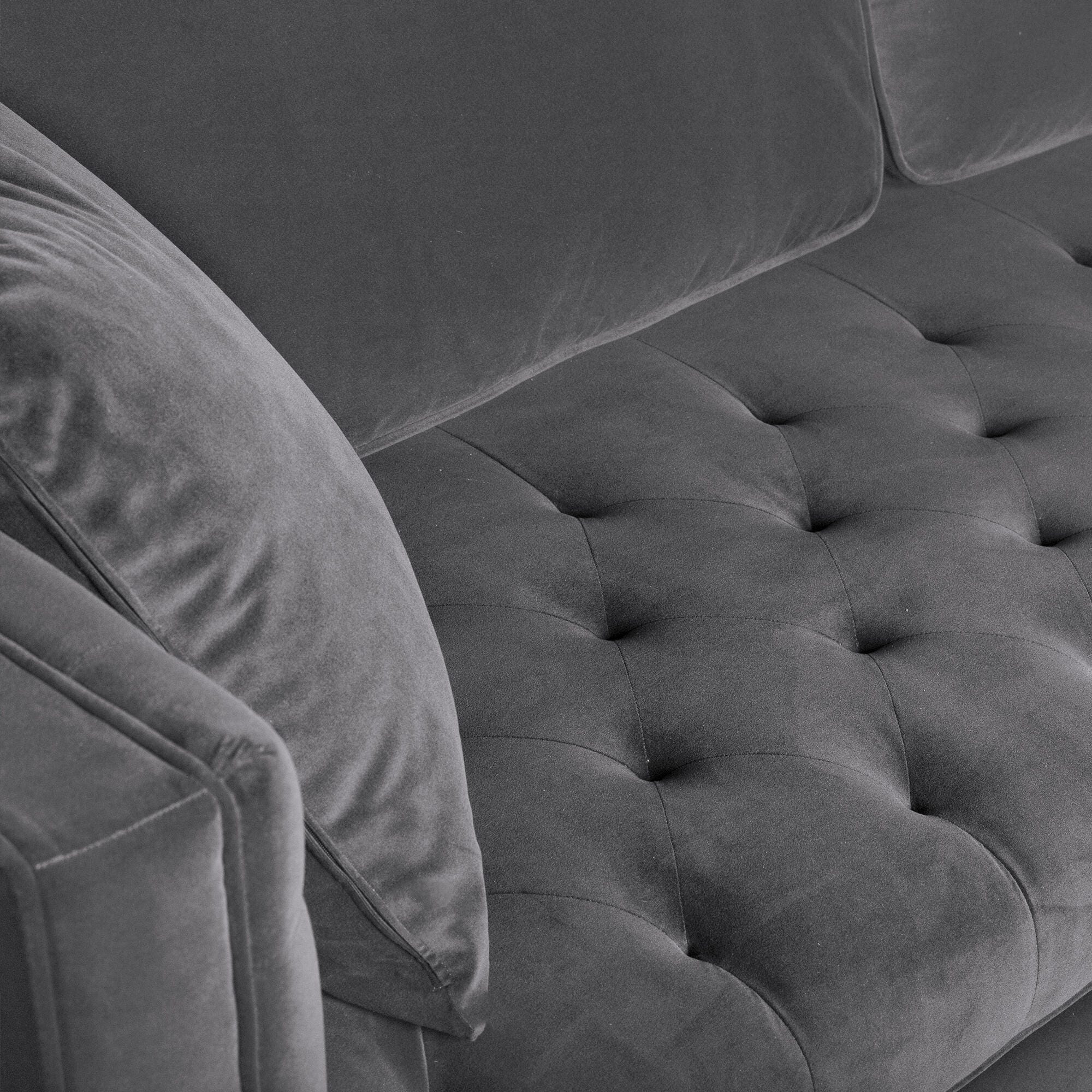 Armen Living Lenox Sofa, Gray, large