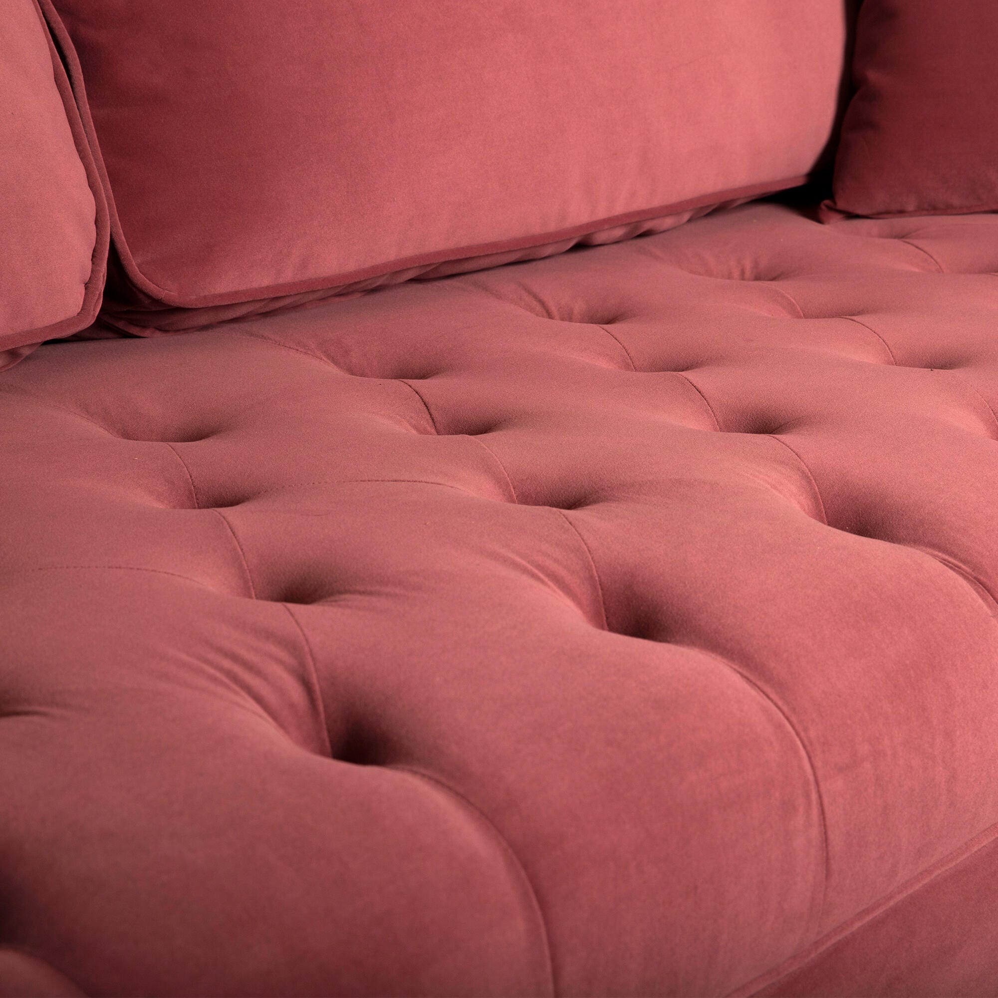 Armen Living Lenox Sofa, Pink, large