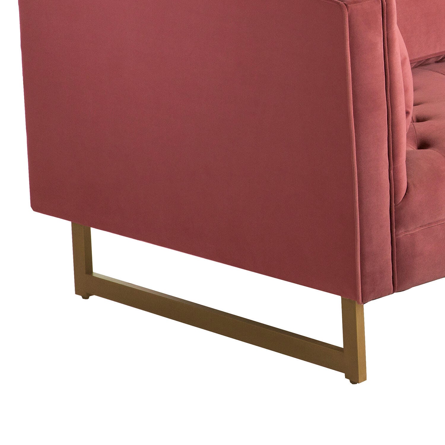 Armen Living Lenox Sofa, Pink, large