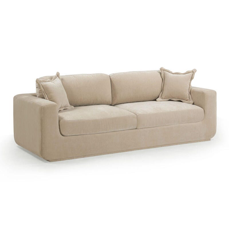 TOV Furniture Miri Sofa, Sand, large