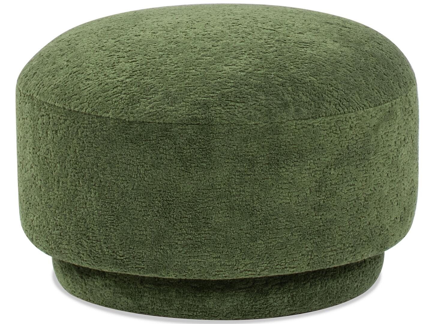Jennifer Taylor Home Fuji Ottoman, Moss Green, large
