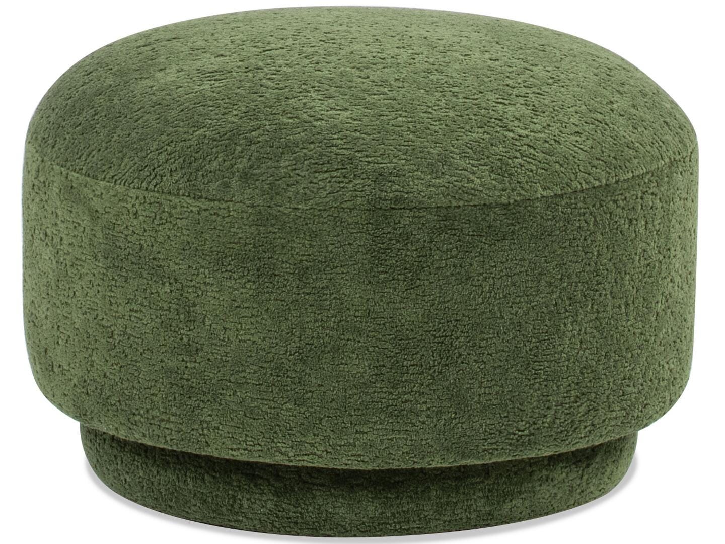 Jennifer Taylor Home Fuji Ottoman, Moss Green, large