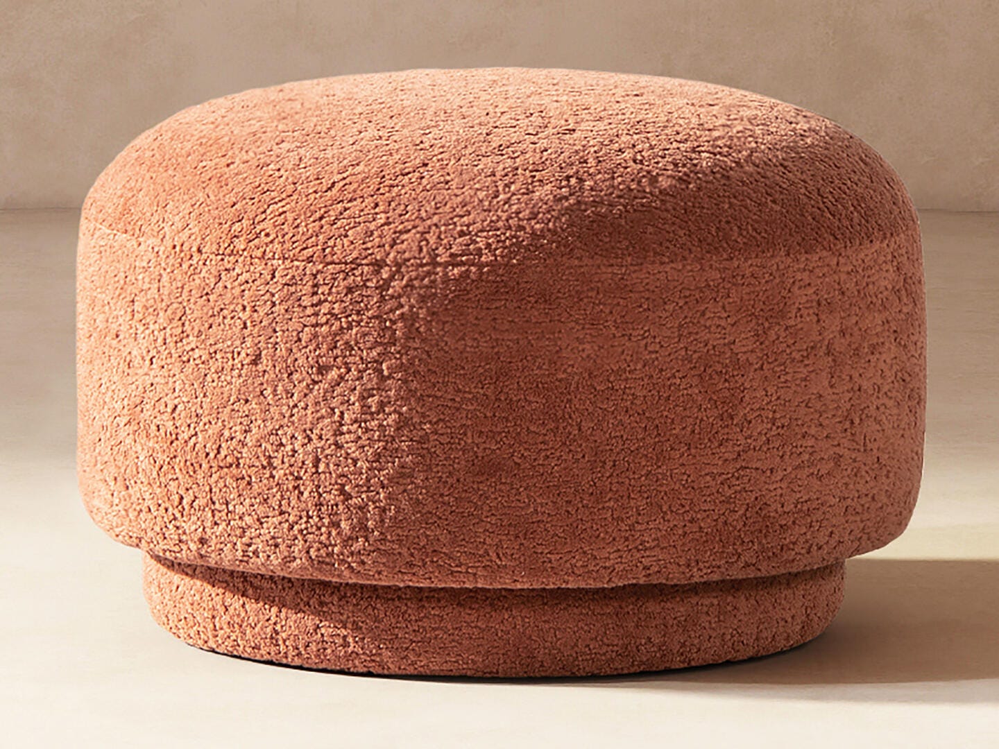 Jennifer Taylor Home Fuji Ottoman, Spice Orange, large