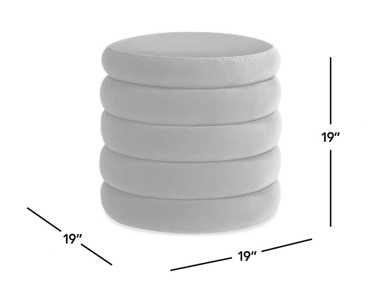 Jennifer Taylor Home Fuji Ottoman with Storage, , large