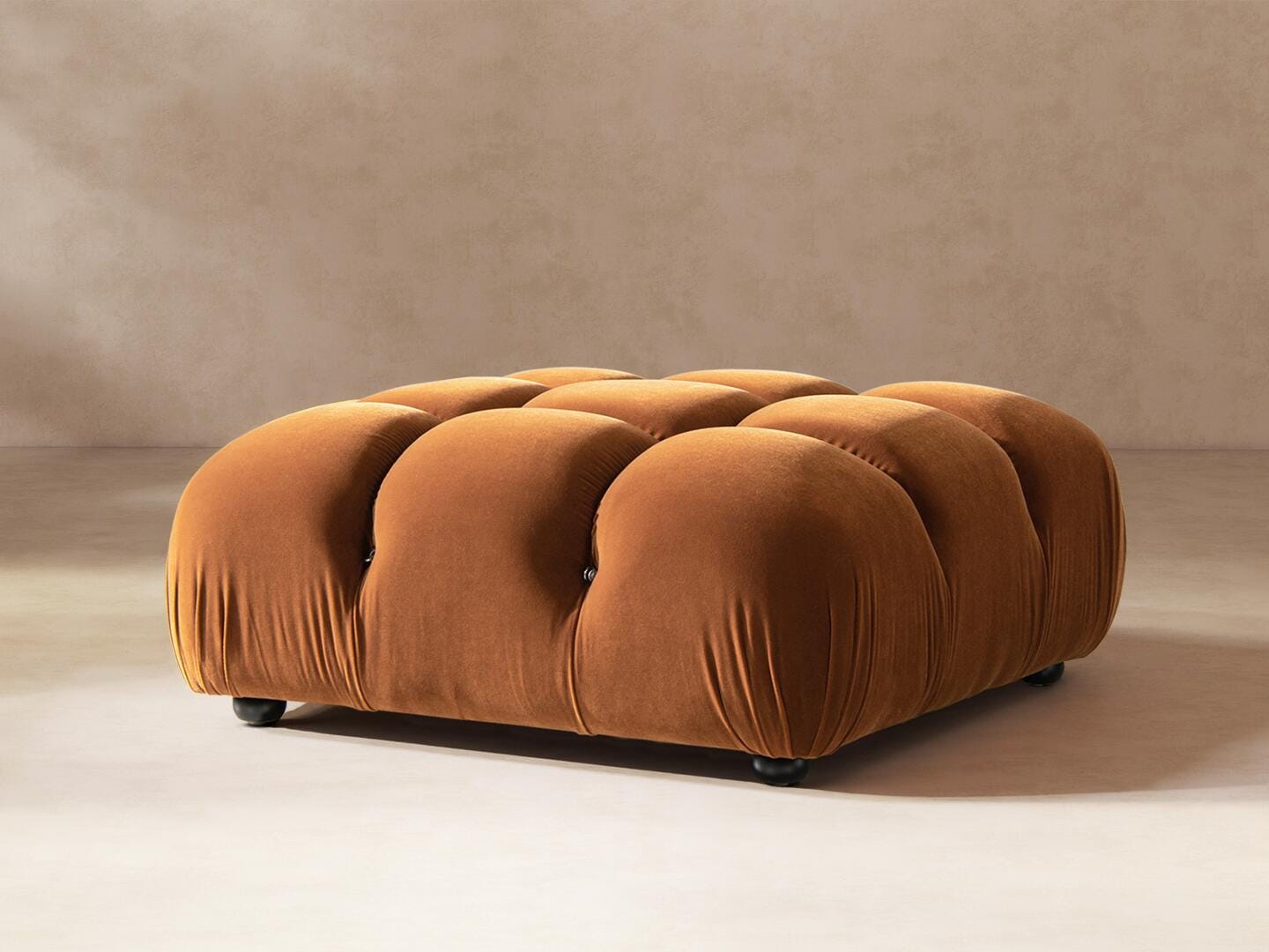 Jennifer Taylor Home Marcel Ottoman, Burnt Orange, rollover