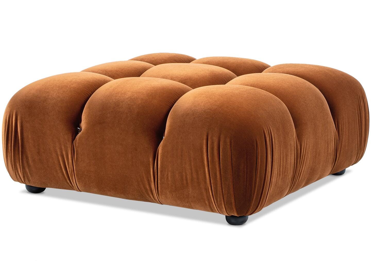 Jennifer Taylor Home Marcel Ottoman, Burnt Orange, large