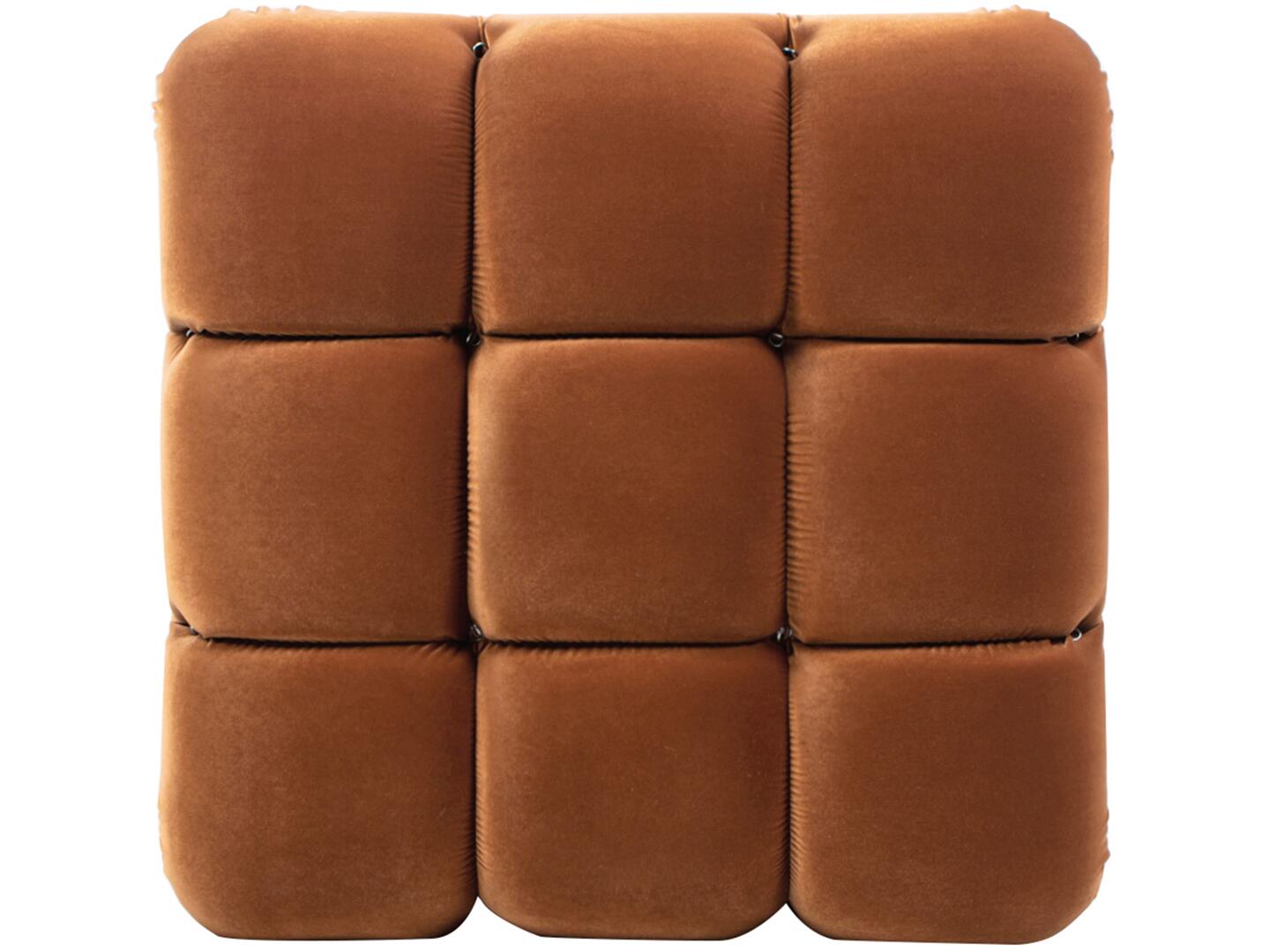 Jennifer Taylor Home Marcel Ottoman, Burnt Orange, large