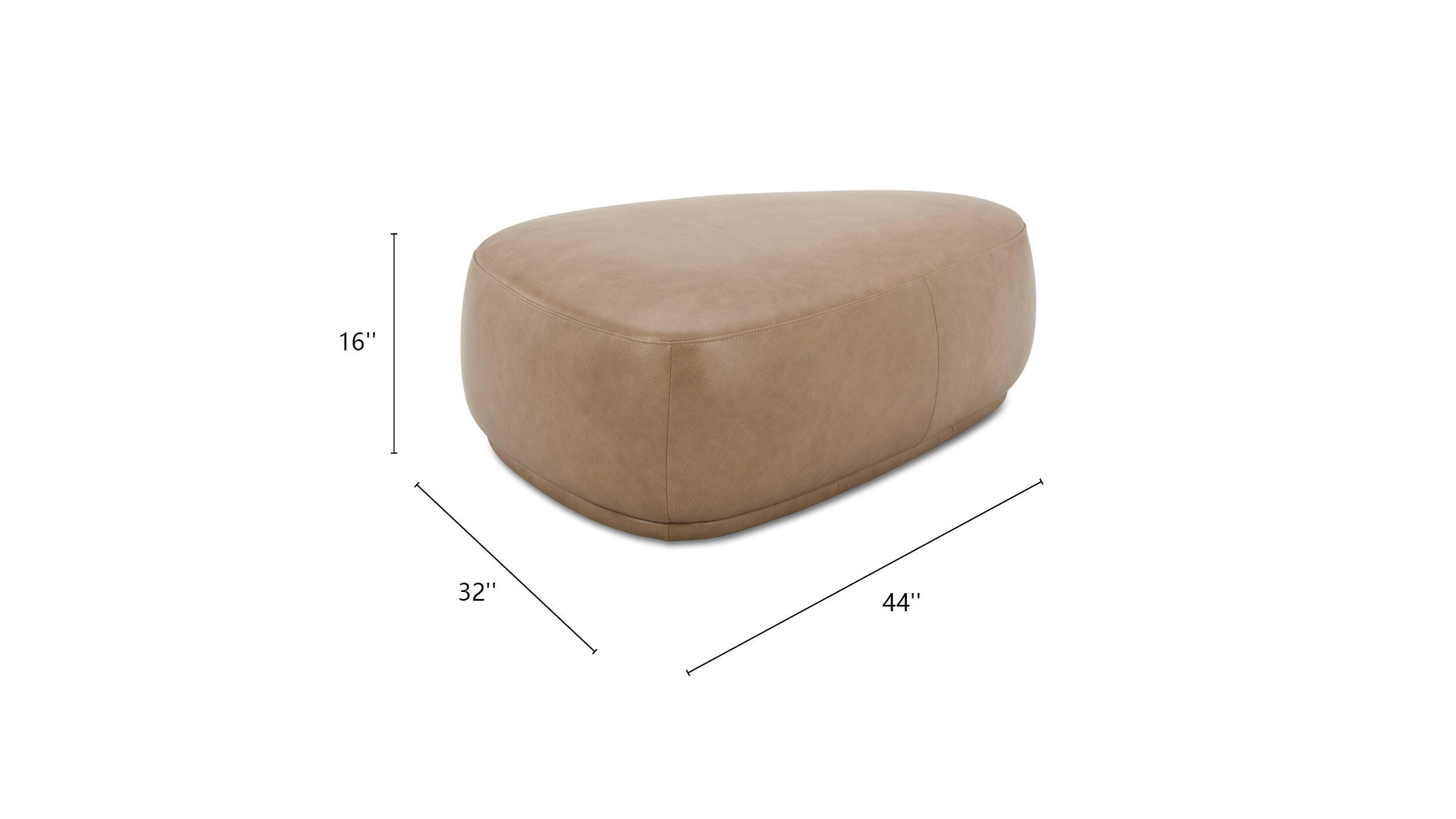 Jennifer Taylor Home Pebble Ottoman, , large