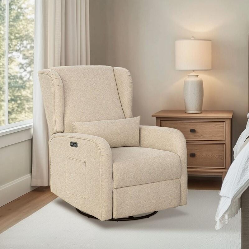 Madison Park Candace Power Recliner, , rollover