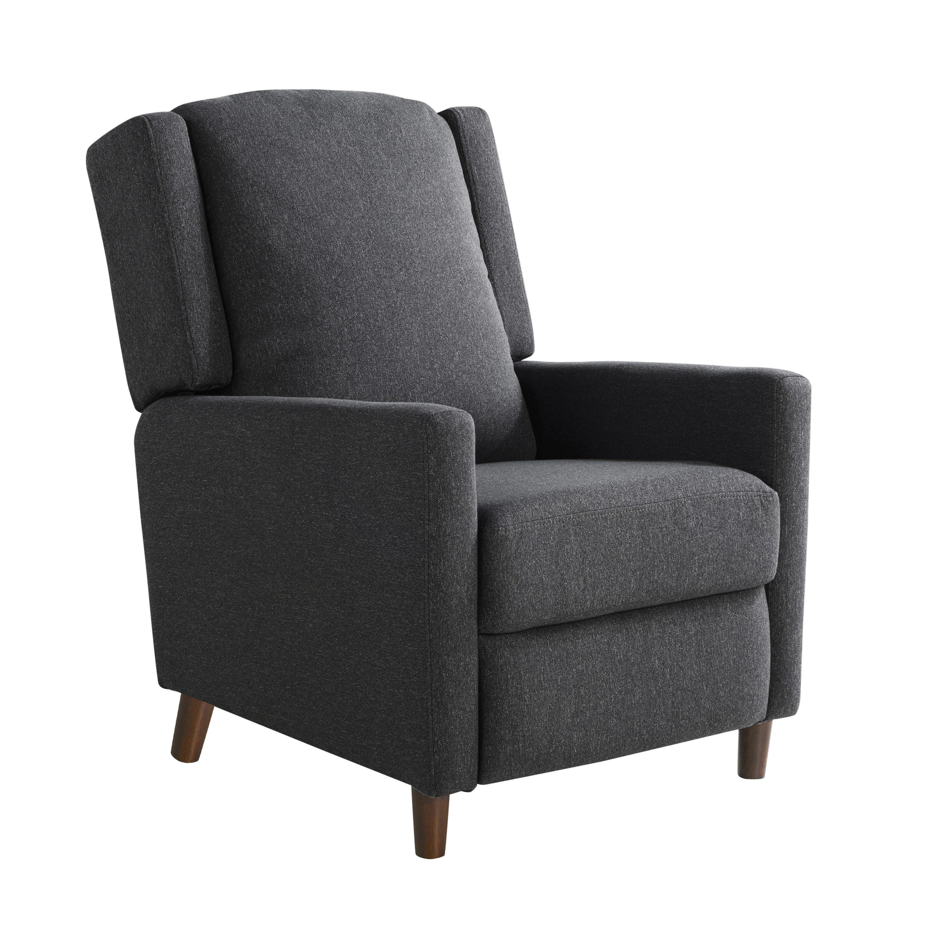 Relax-A-Lounger Corey Manual Recliner, Charcoal, large