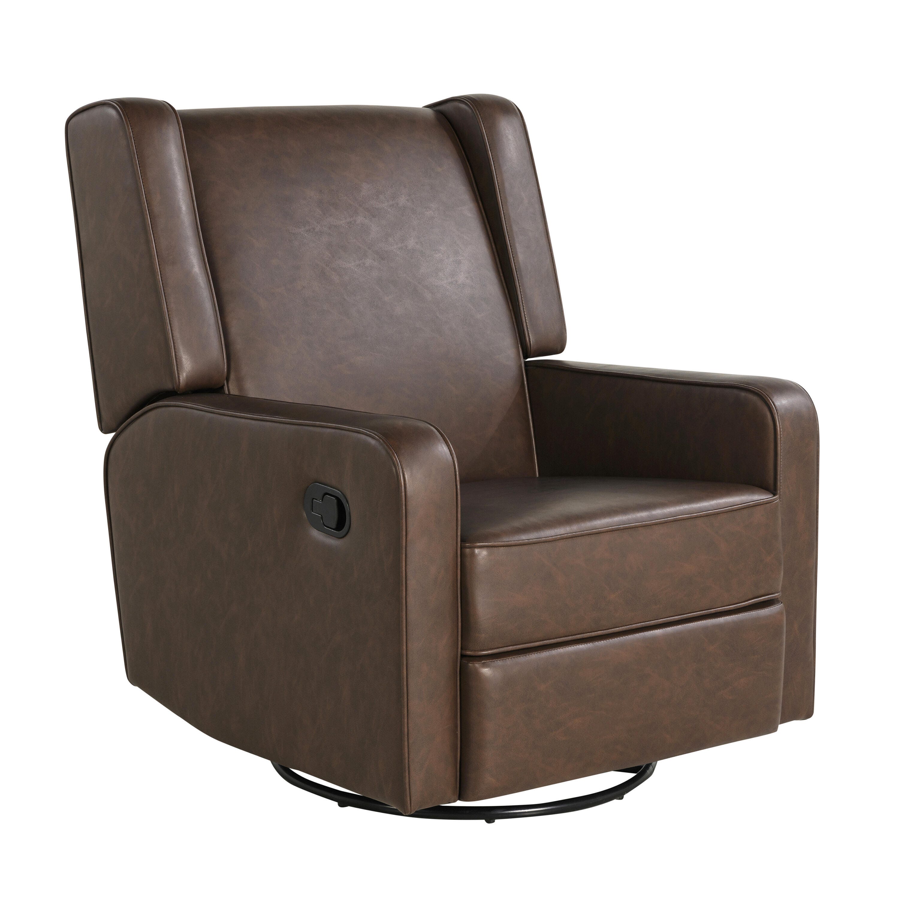 Relax-A-Lounger Eileen Manual Recliner, Brown, large