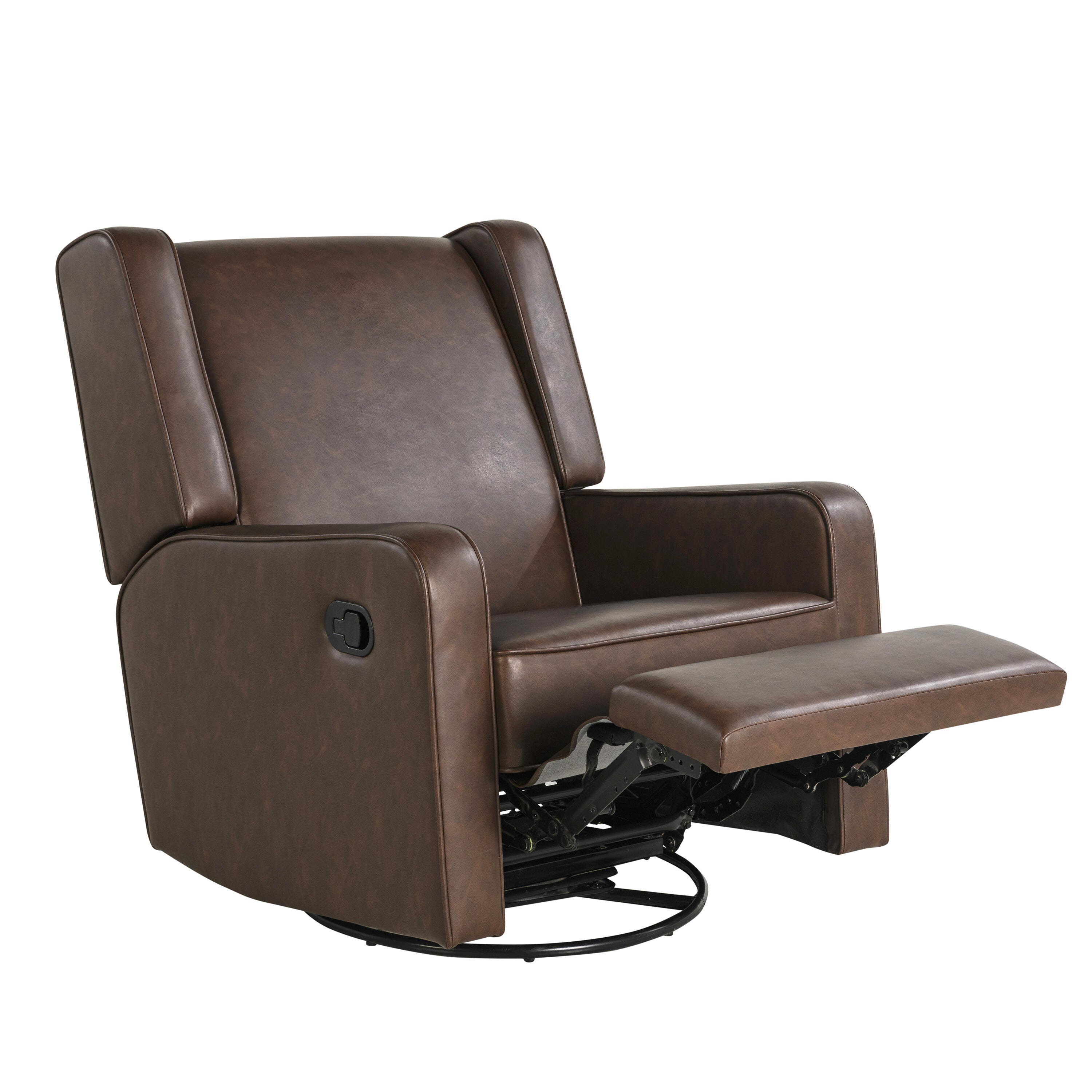 Relax-A-Lounger Eileen Manual Recliner, Brown, large