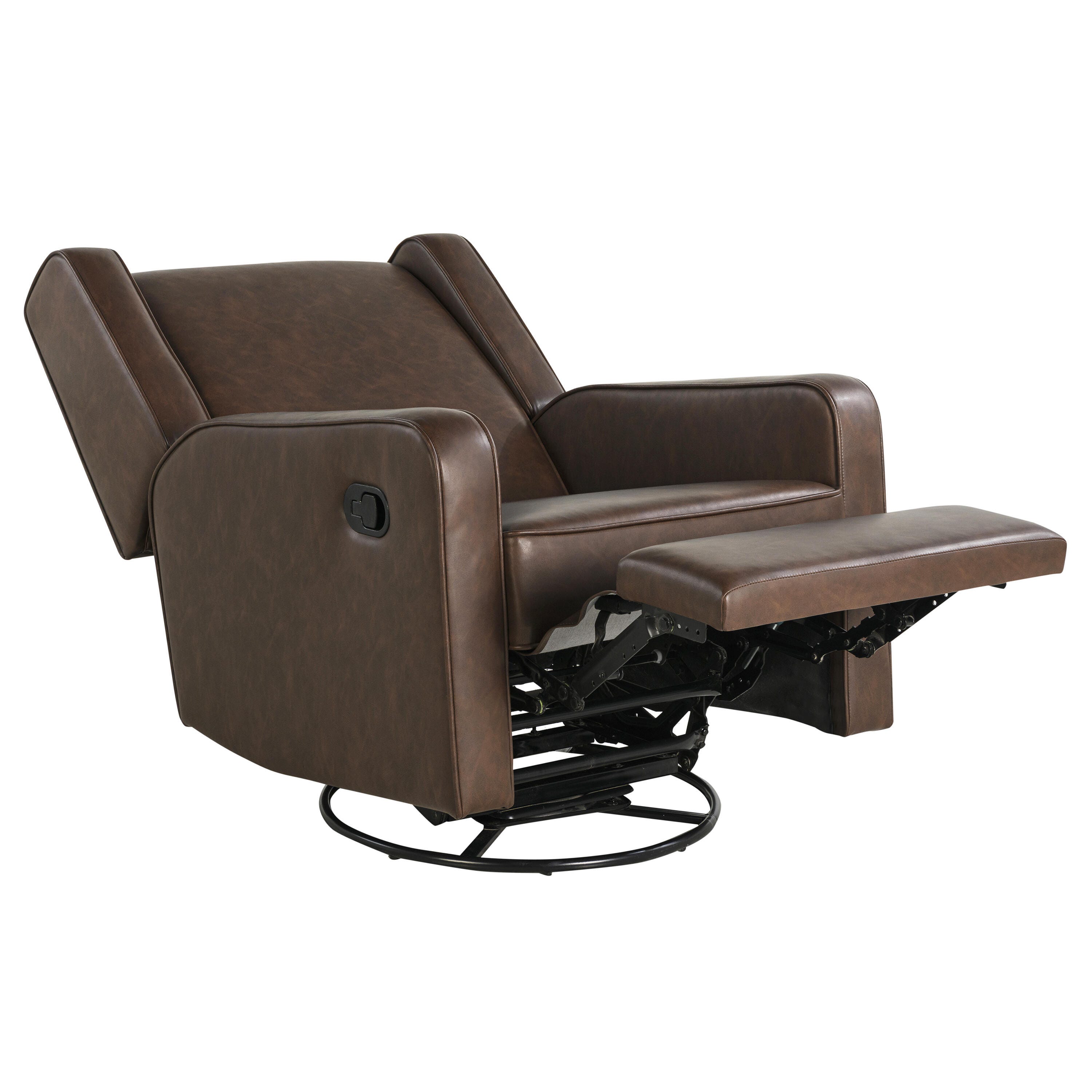 Relax-A-Lounger Eileen Manual Recliner, Brown, large