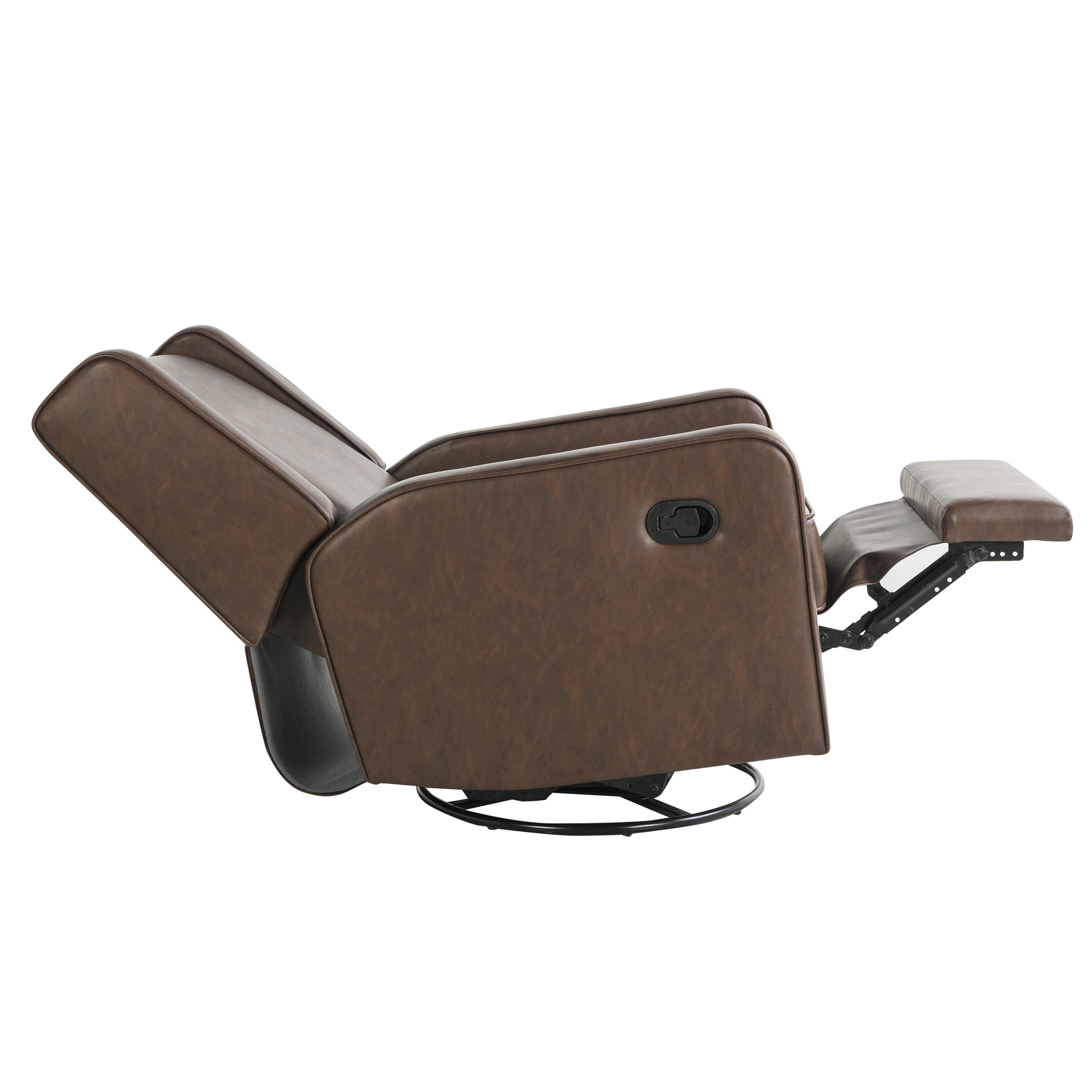 Relax-A-Lounger Eileen Manual Recliner, Brown, large