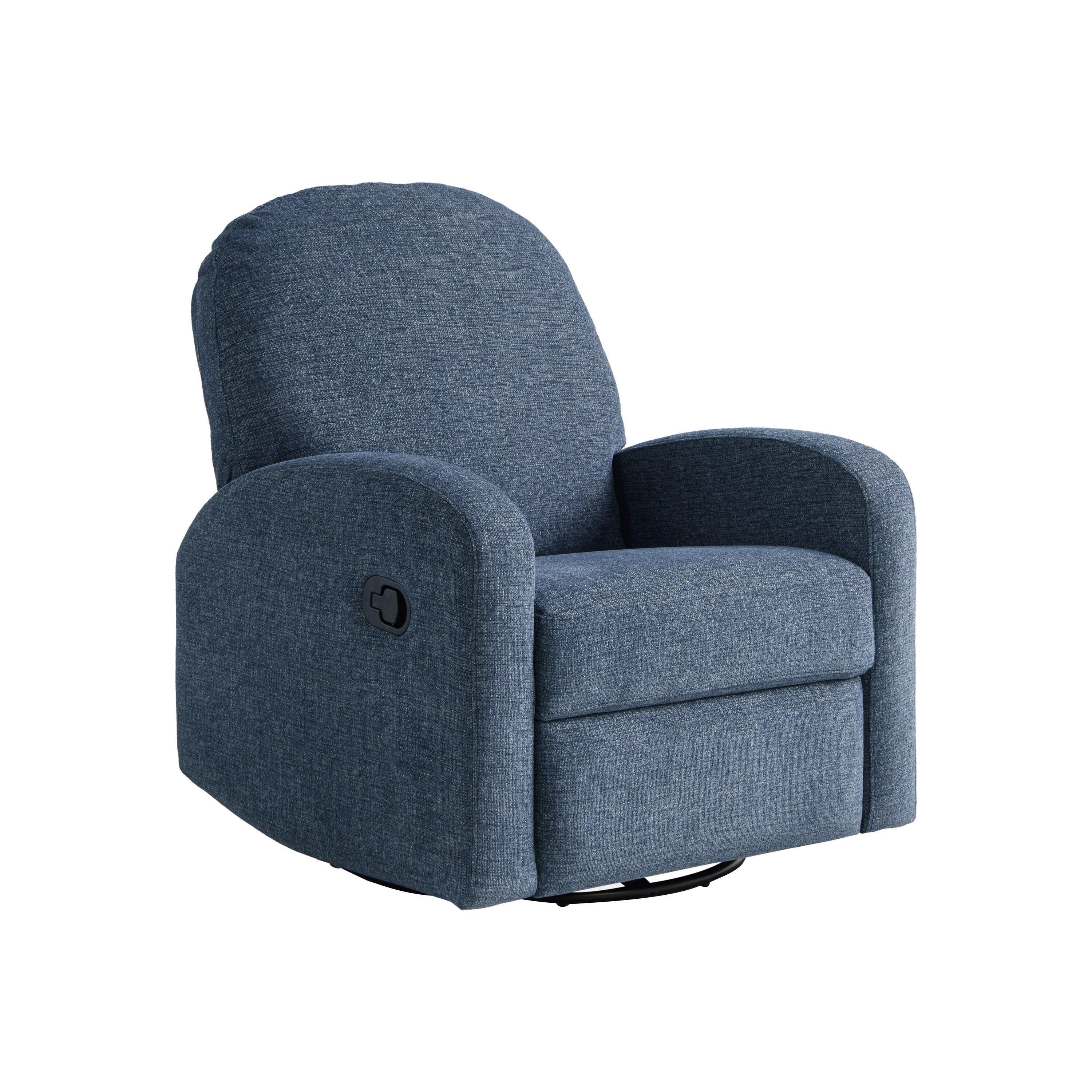 Relax-A-Lounger Parker Manual Recliner, Blue, large