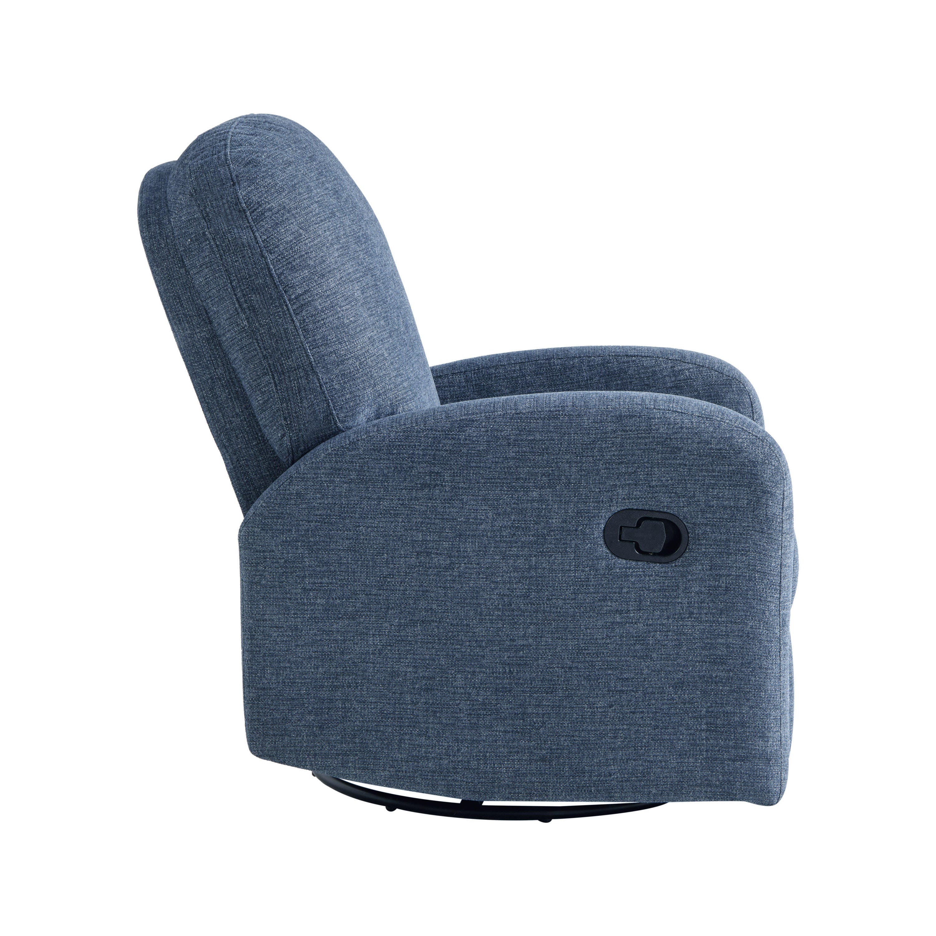 Relax-A-Lounger Parker Manual Recliner, Blue, large