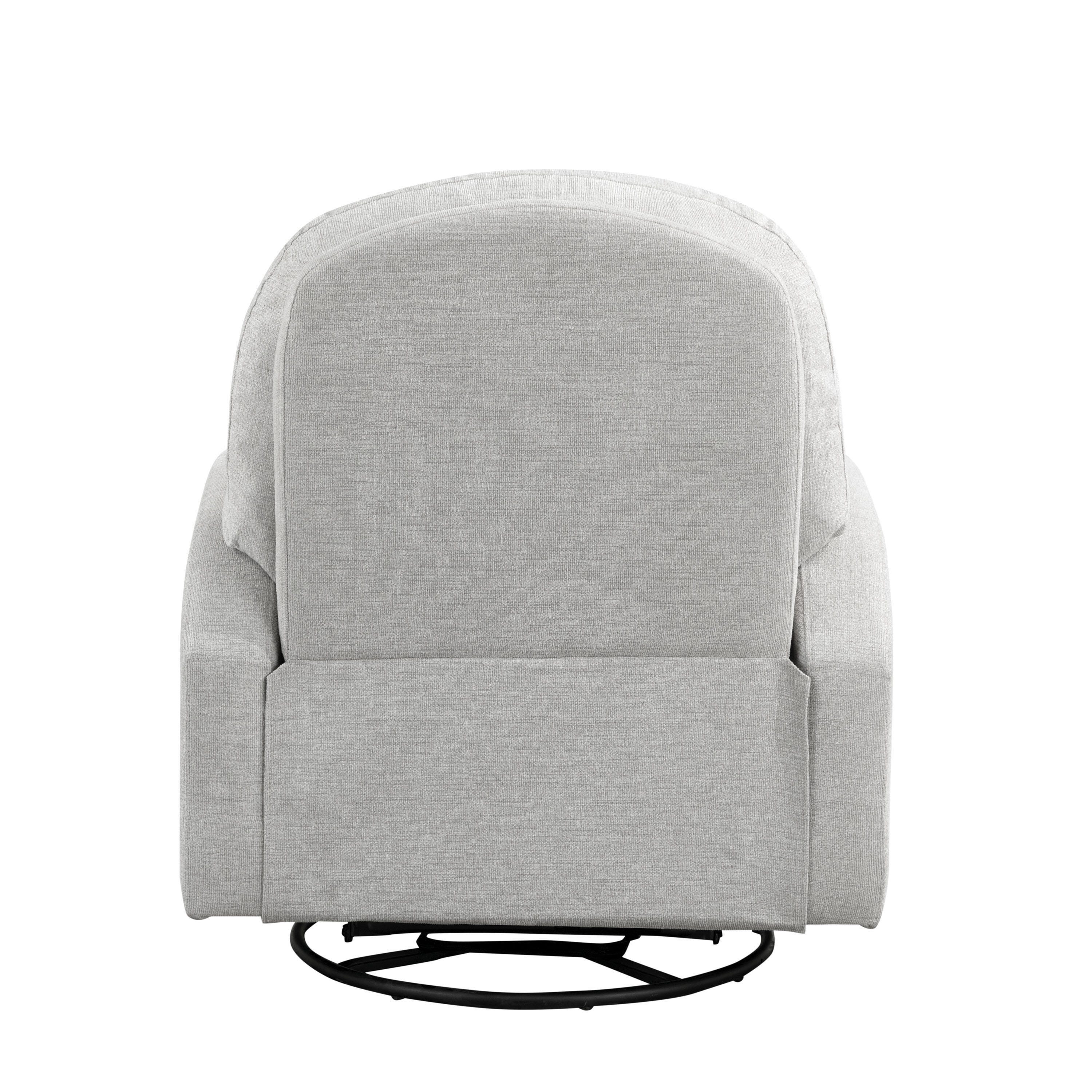 Relax-A-Lounger Parker Manual Recliner, Light Gray, large