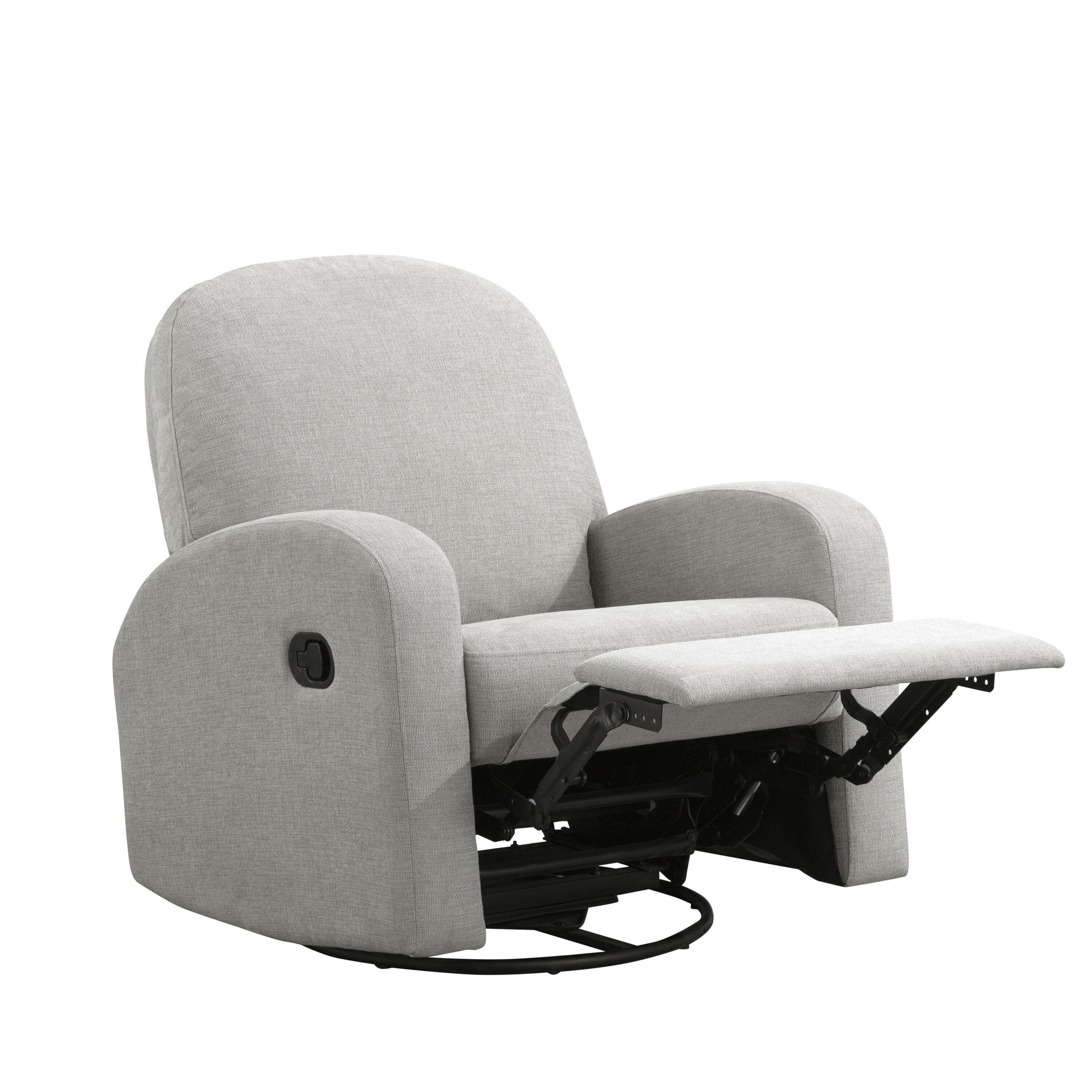 Relax-A-Lounger Parker Manual Recliner, Light Gray, large