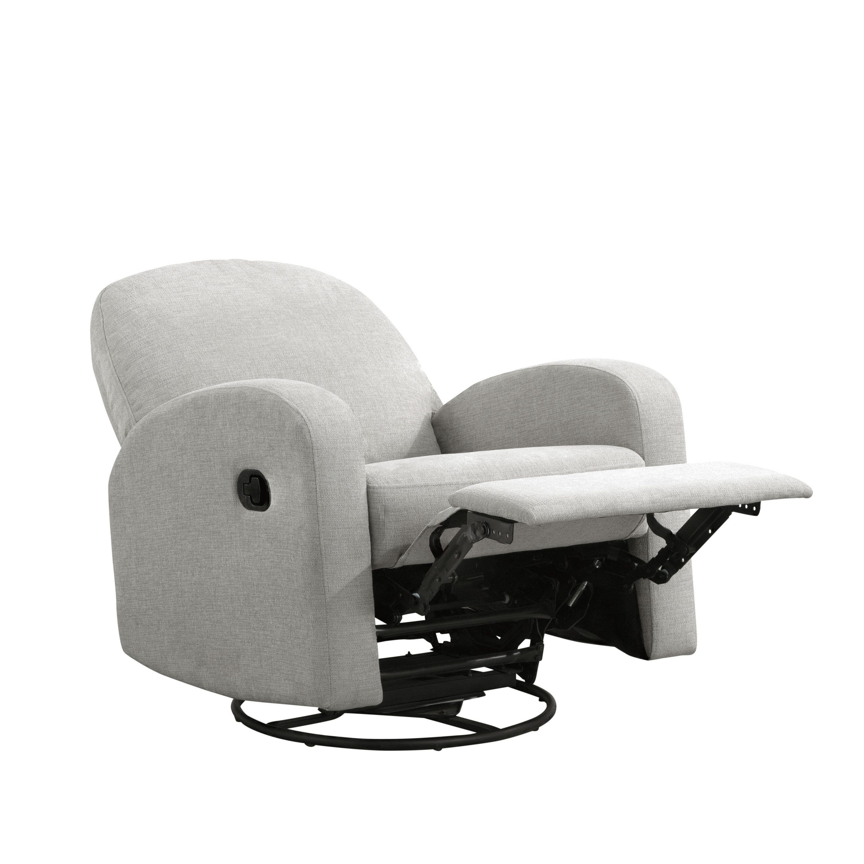 Relax-A-Lounger Parker Manual Recliner, Light Gray, large