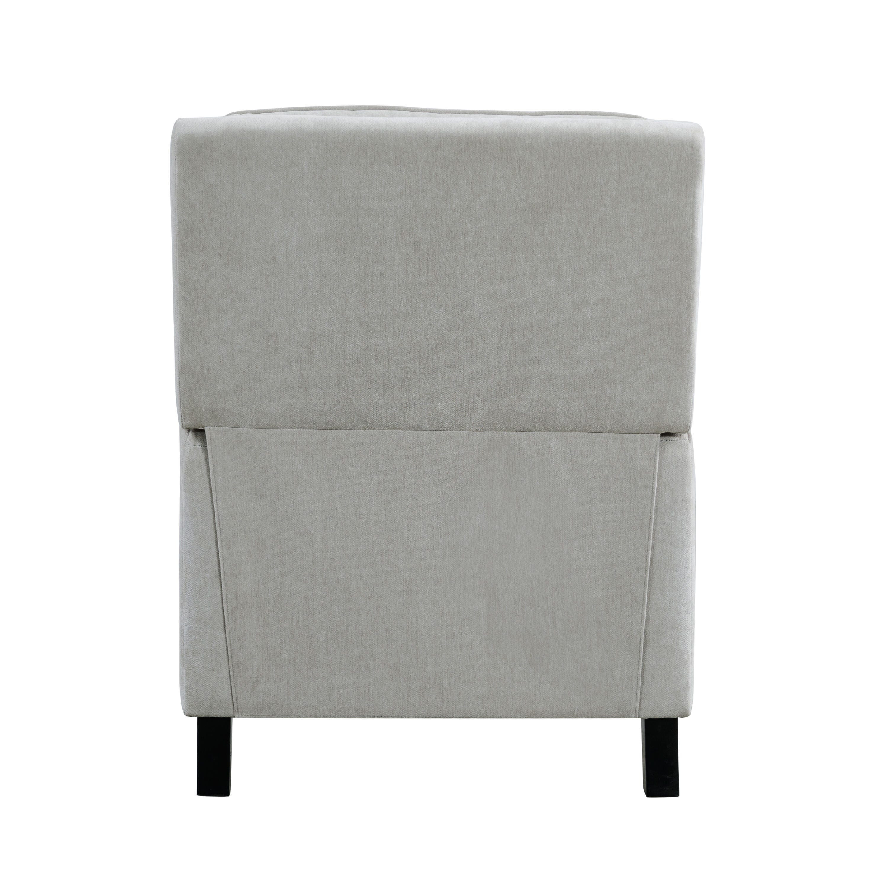 Relax-A-Lounger Shephard Manual Recliner, Light Gray, large
