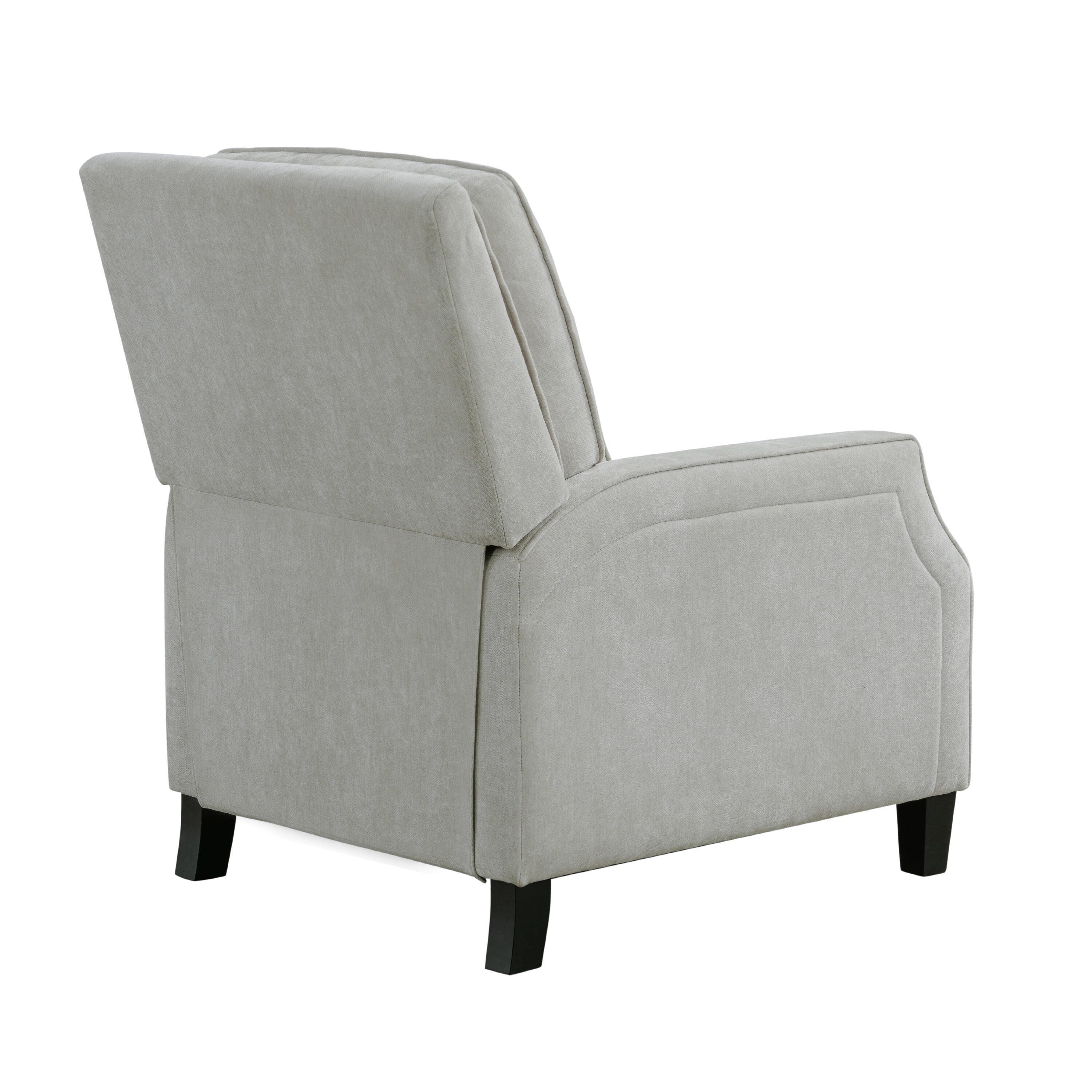 Relax-A-Lounger Shephard Manual Recliner, Light Gray, large