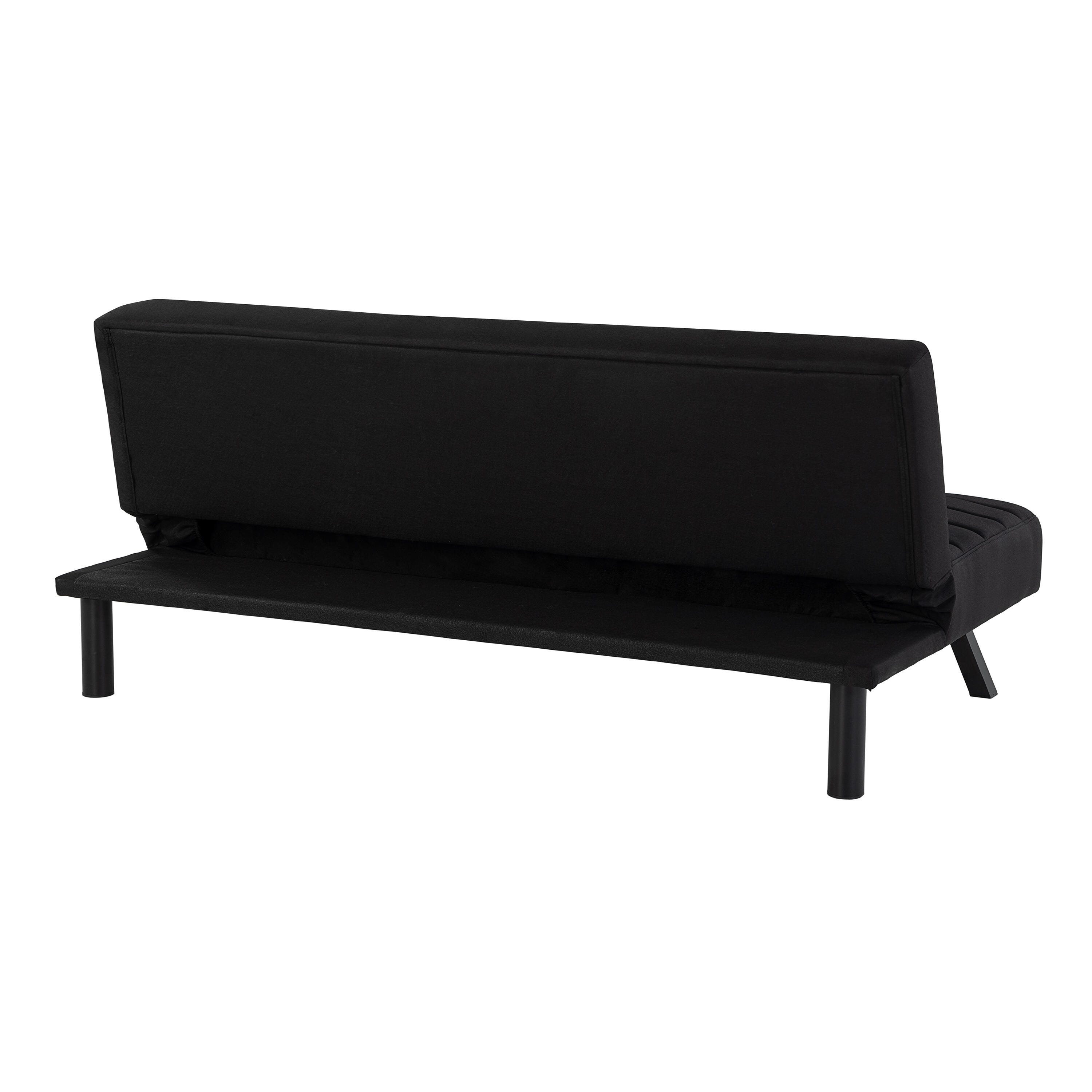 Serta Denton Futon, Black, large