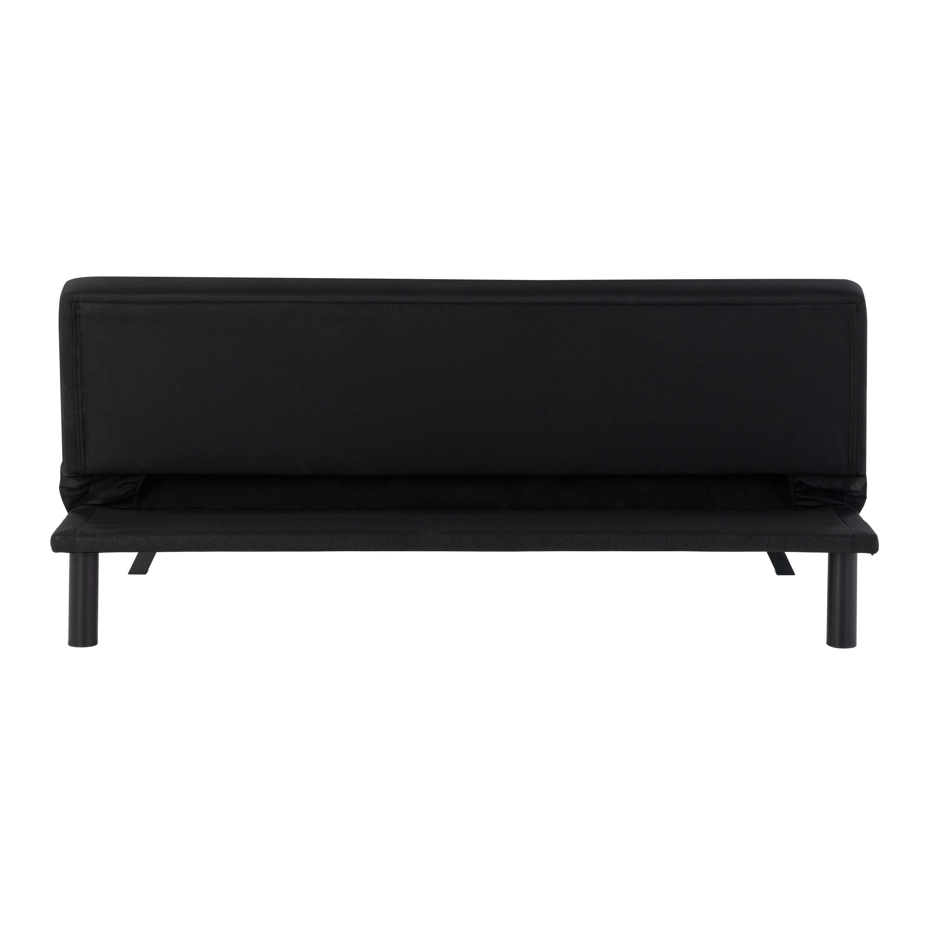 Serta Denton Futon, Black, large