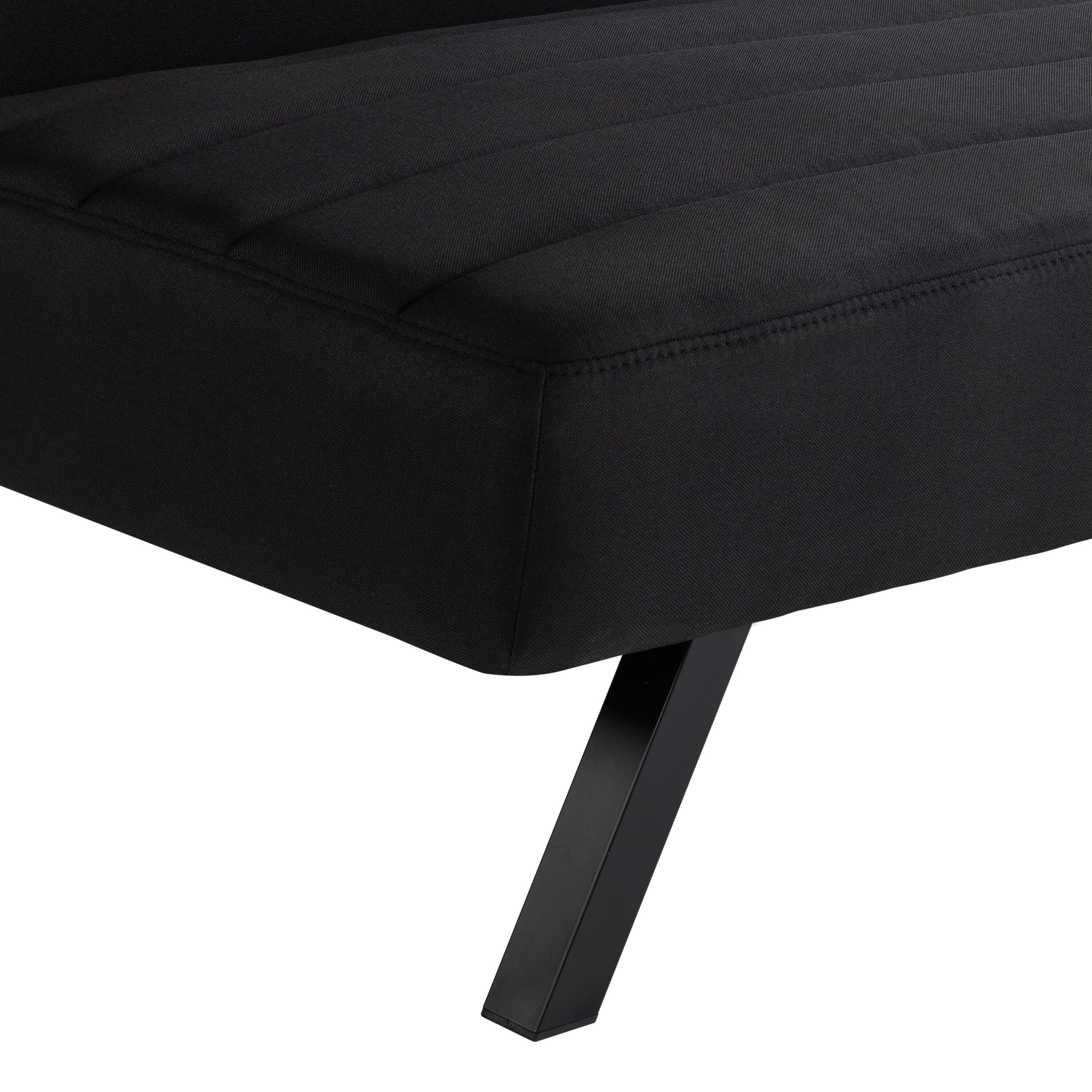 Serta Denton Futon, Black, large