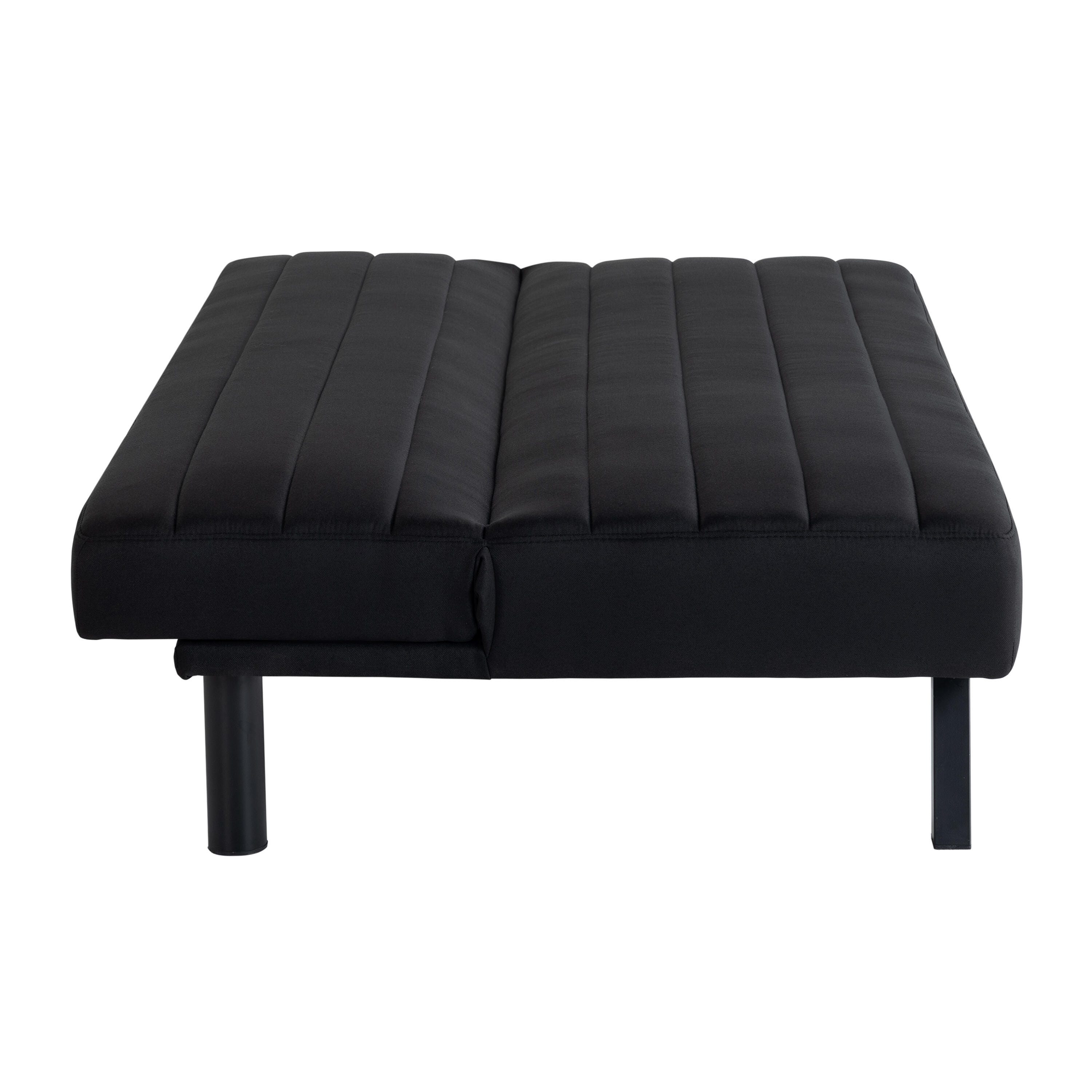 Serta Denton Futon, Black, large