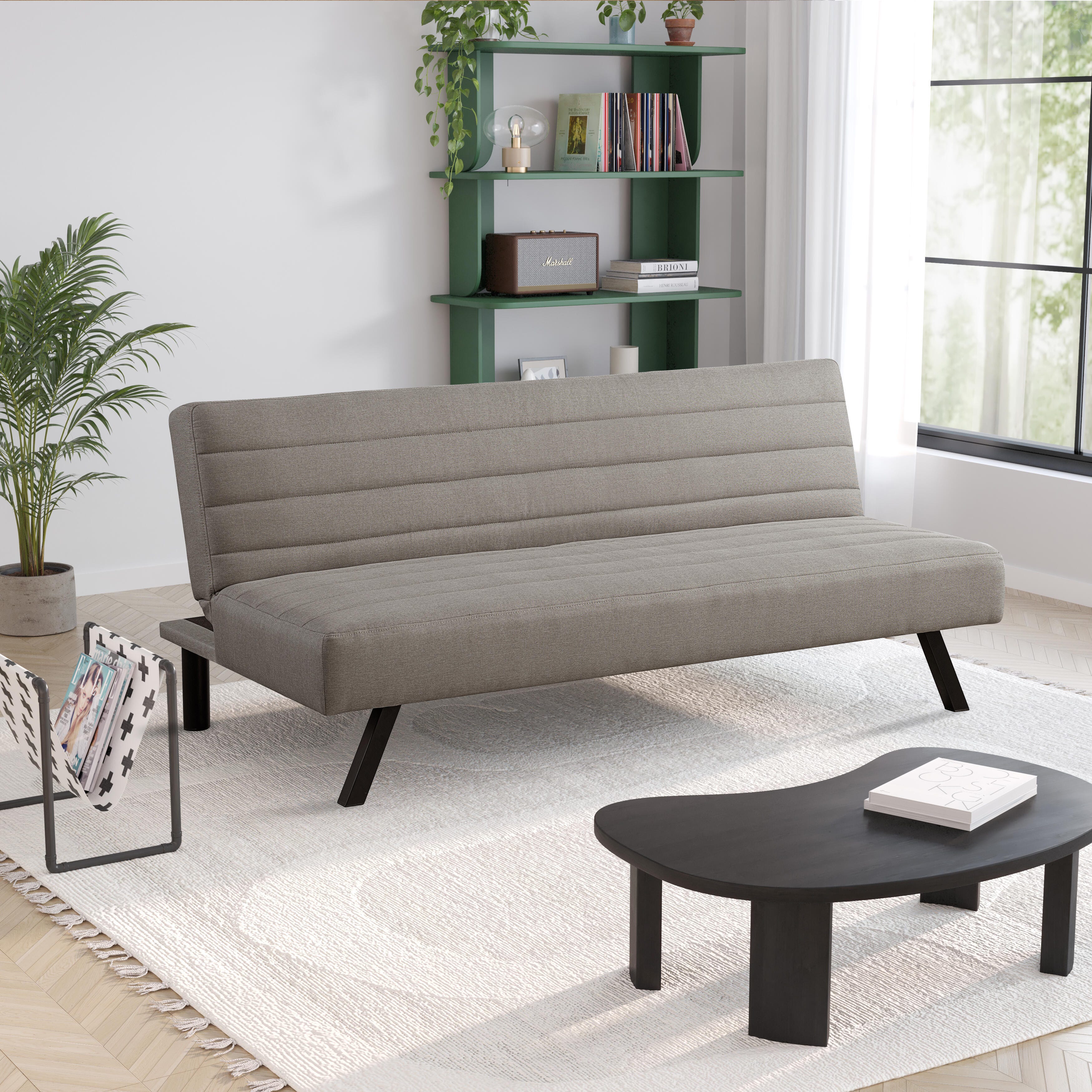 Serta Denton Futon, Taupe, rollover