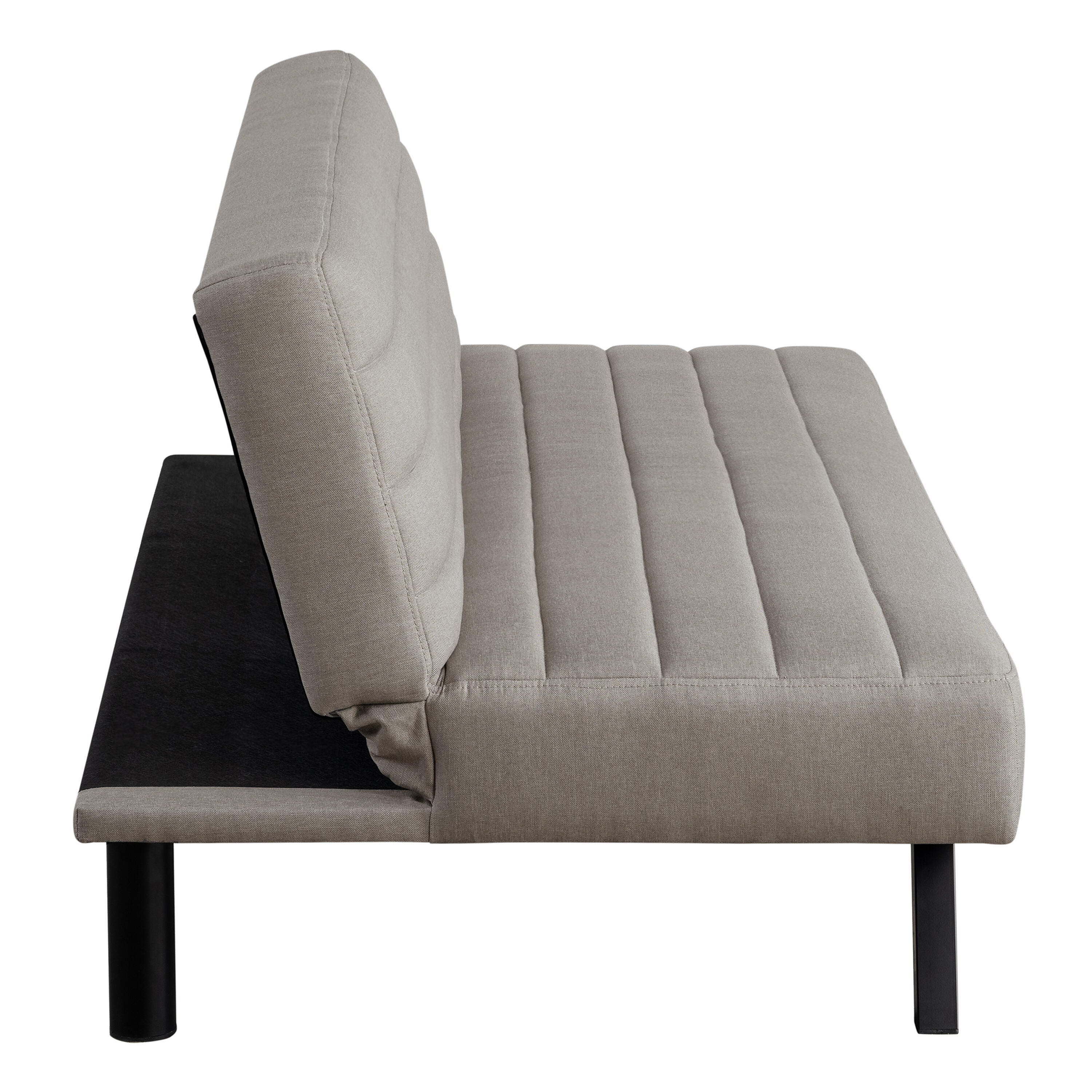 Serta Denton Futon, Taupe, large