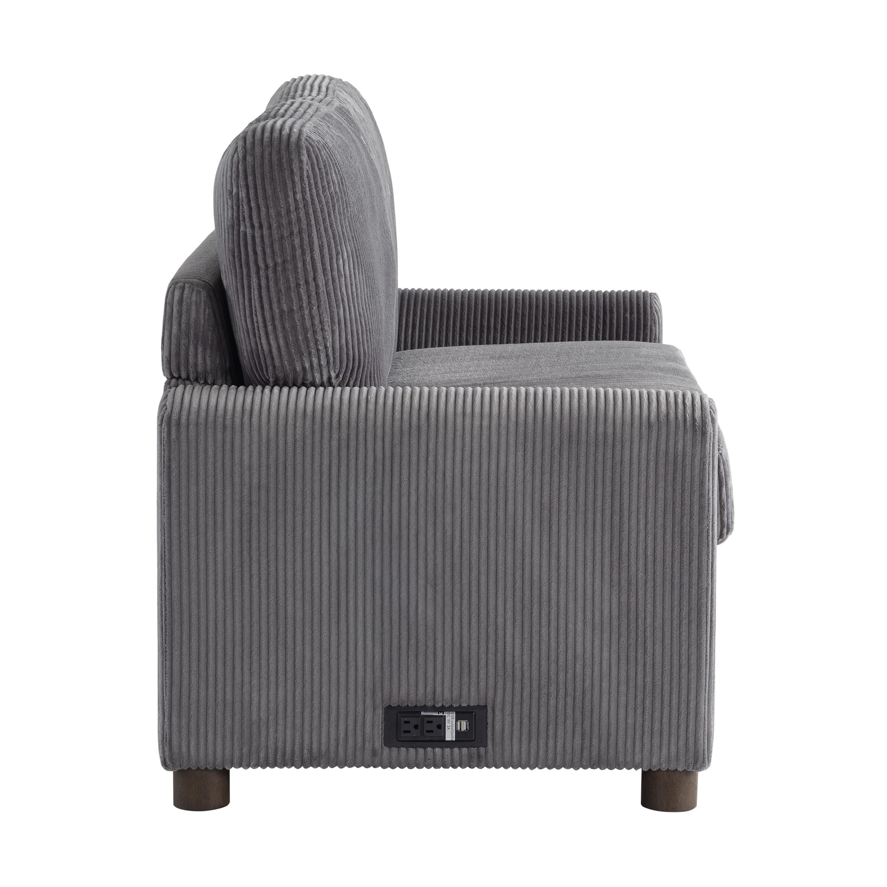 Serta Draper Twin Sofa Sleeper, Grey, large