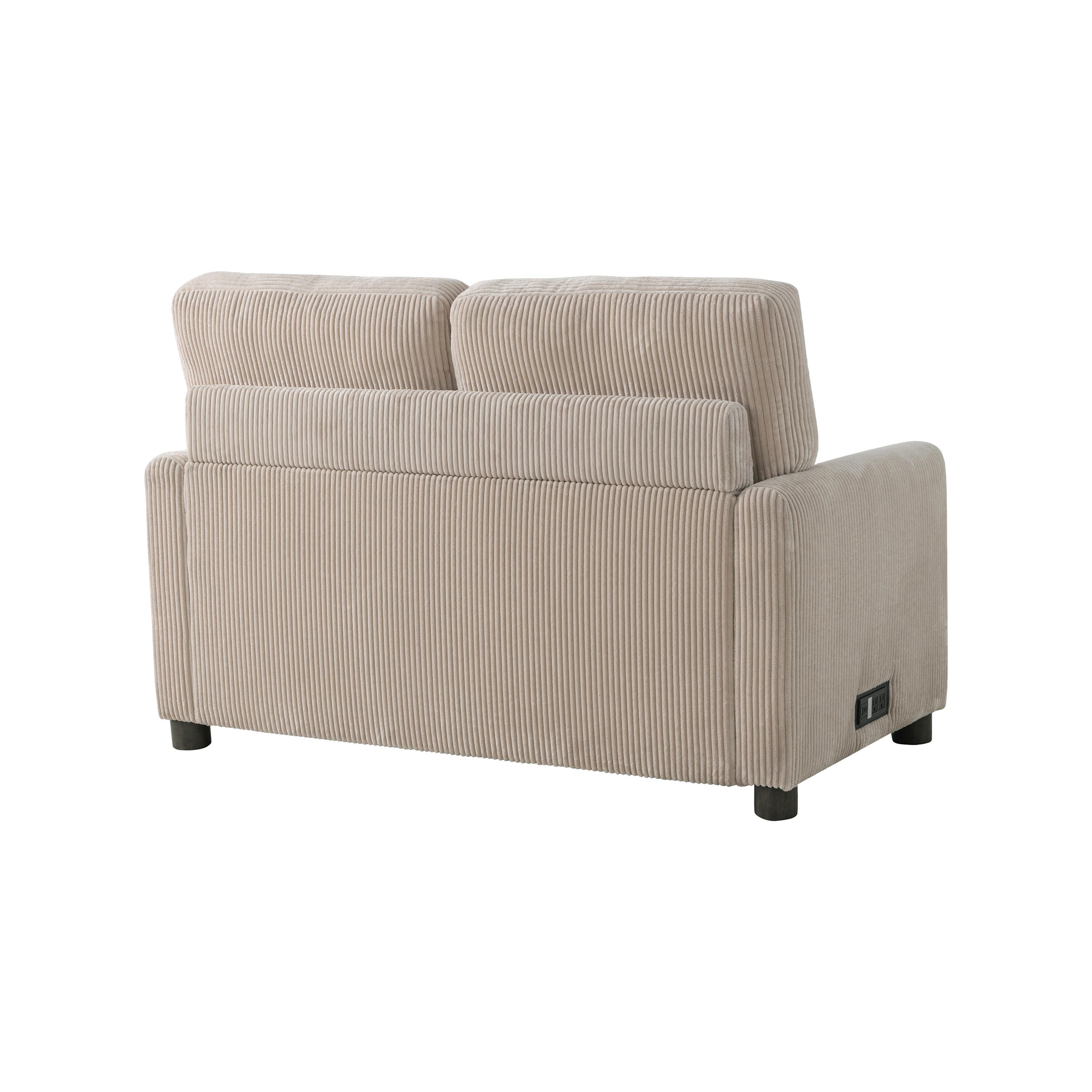 Serta Draper Twin Sofa Sleeper, Beige, large